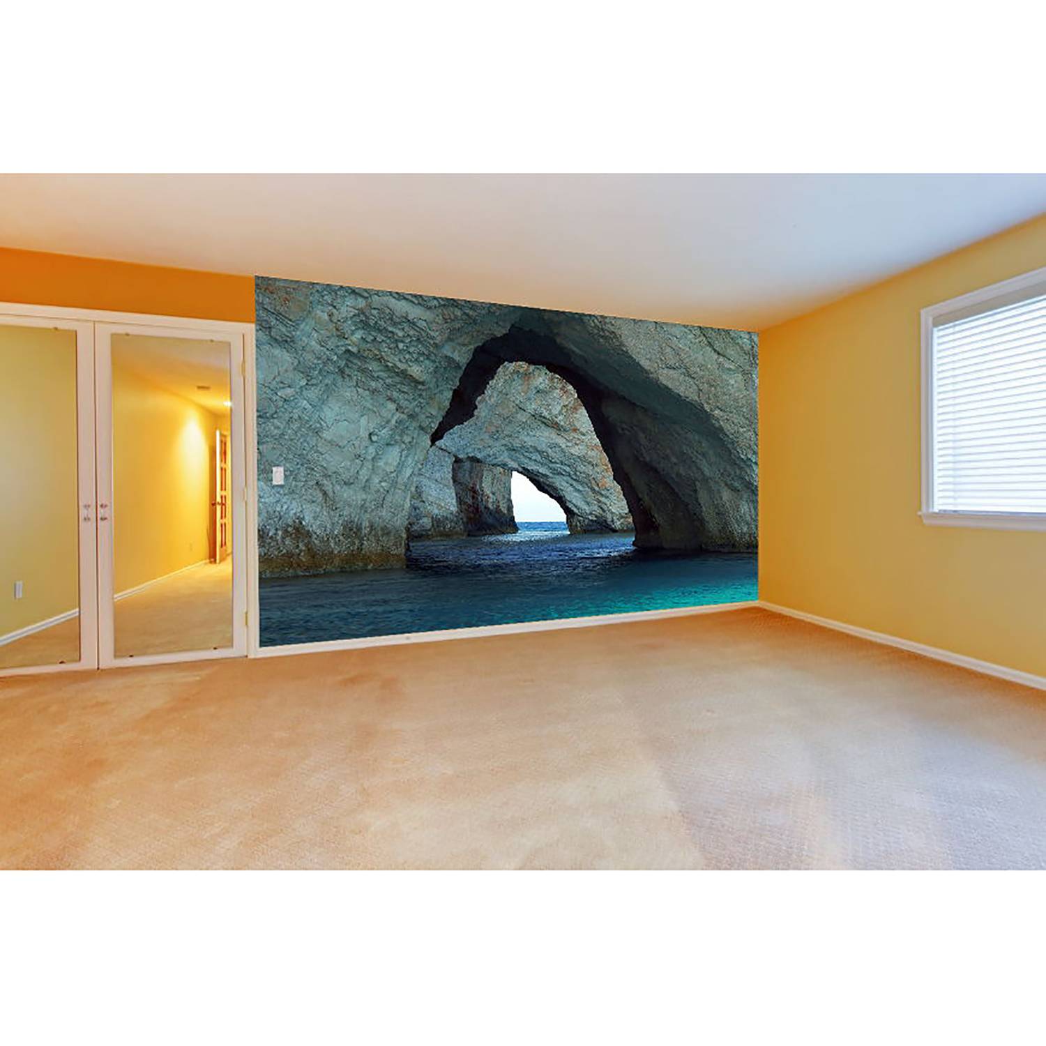 Home24 Vliesbehang Blue Caves, WandbilderXXL
