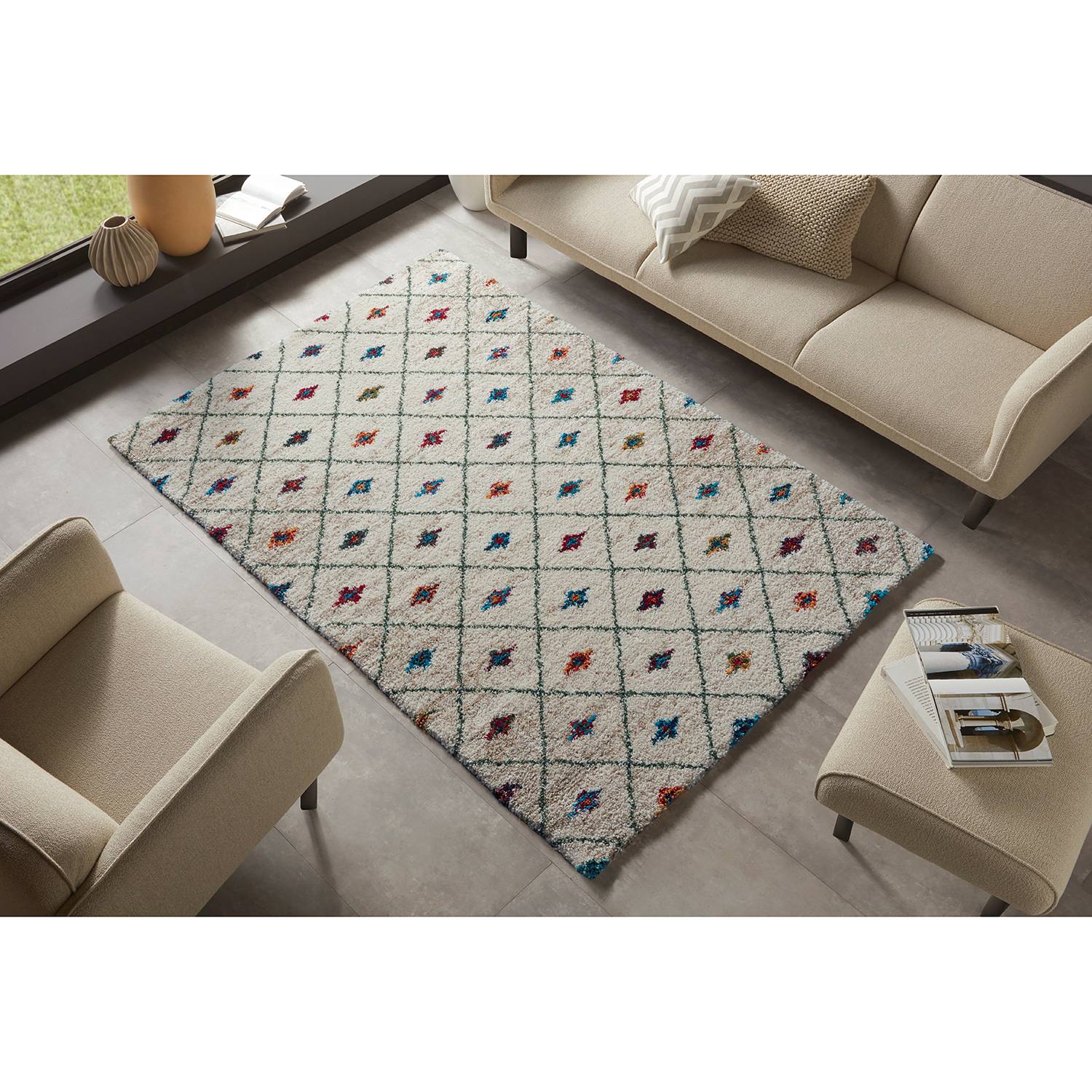 Tapis épais Jovina