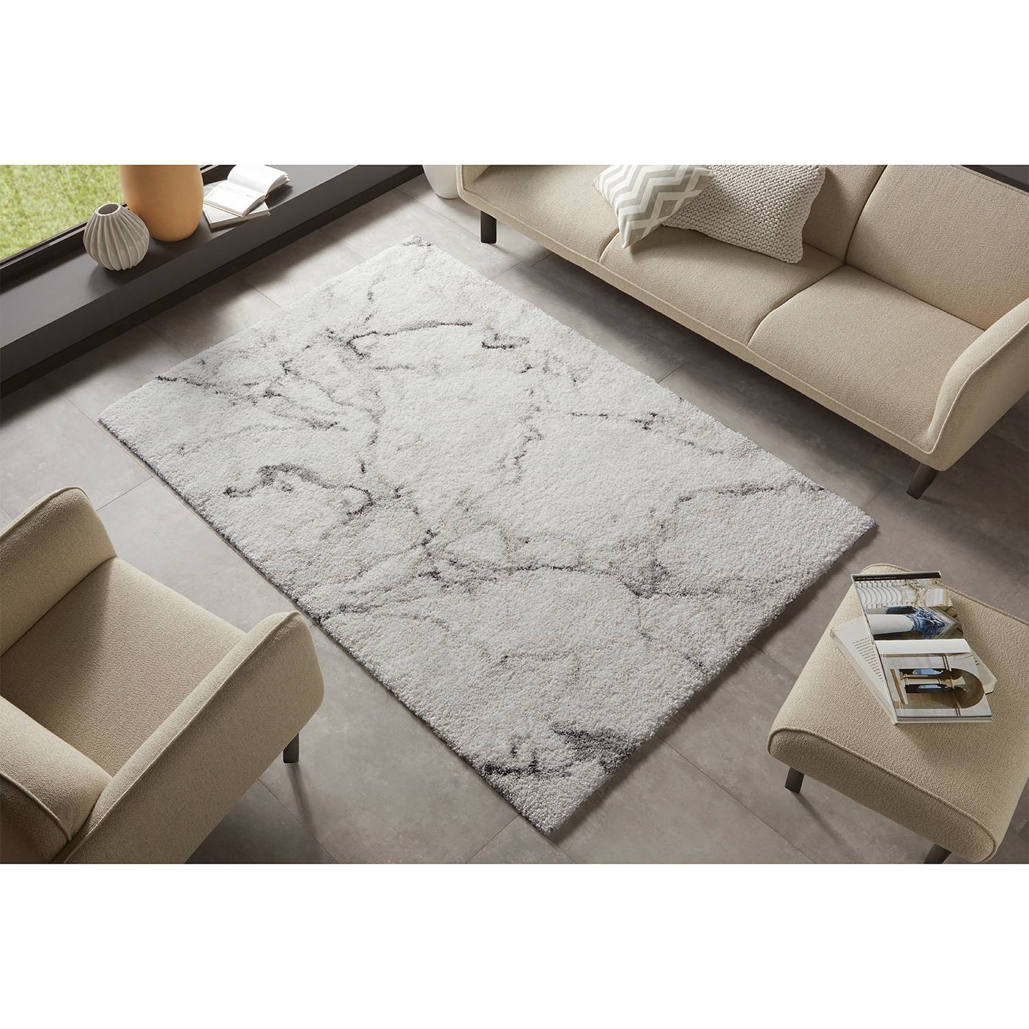 home24 Hochflorteppich Mayrin II
