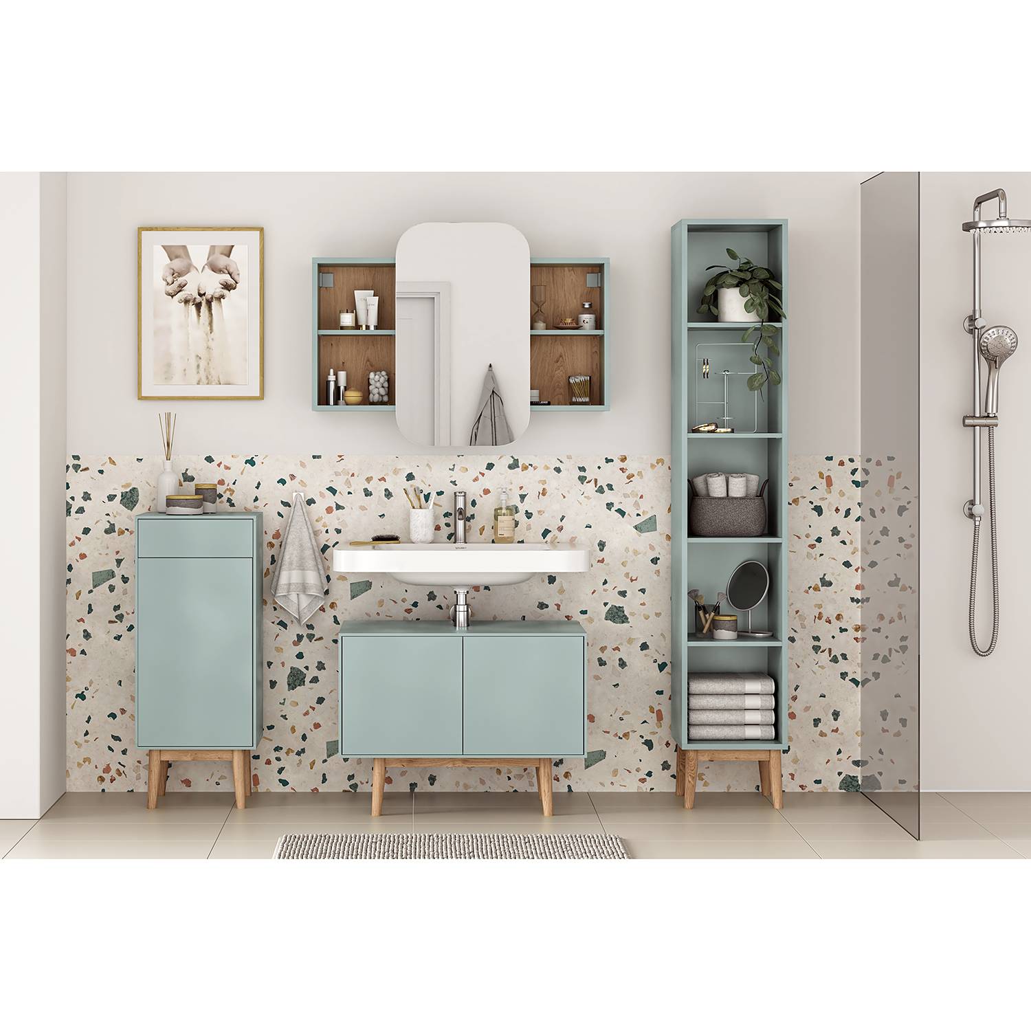 Meuble sous lavabo Lindholm