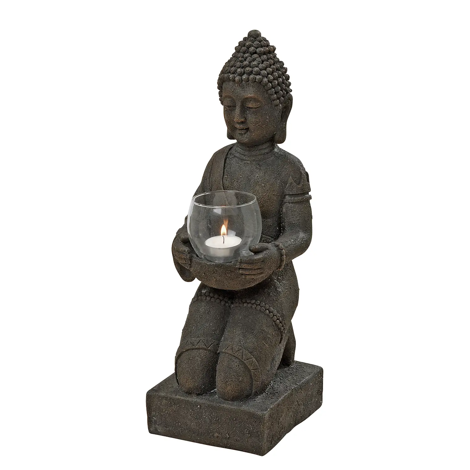 III Buddha Windlicht