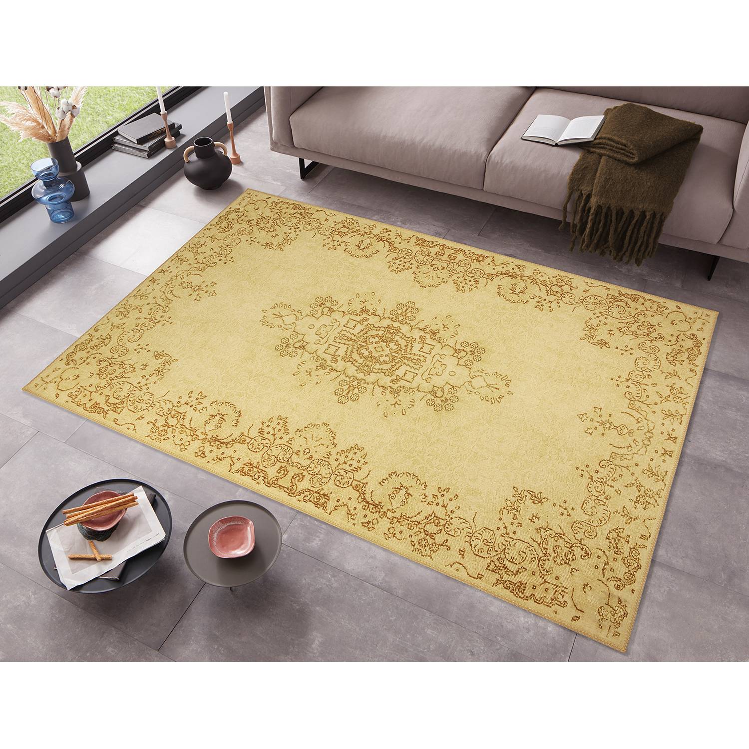 home24 Kurzflorteppich Thillois