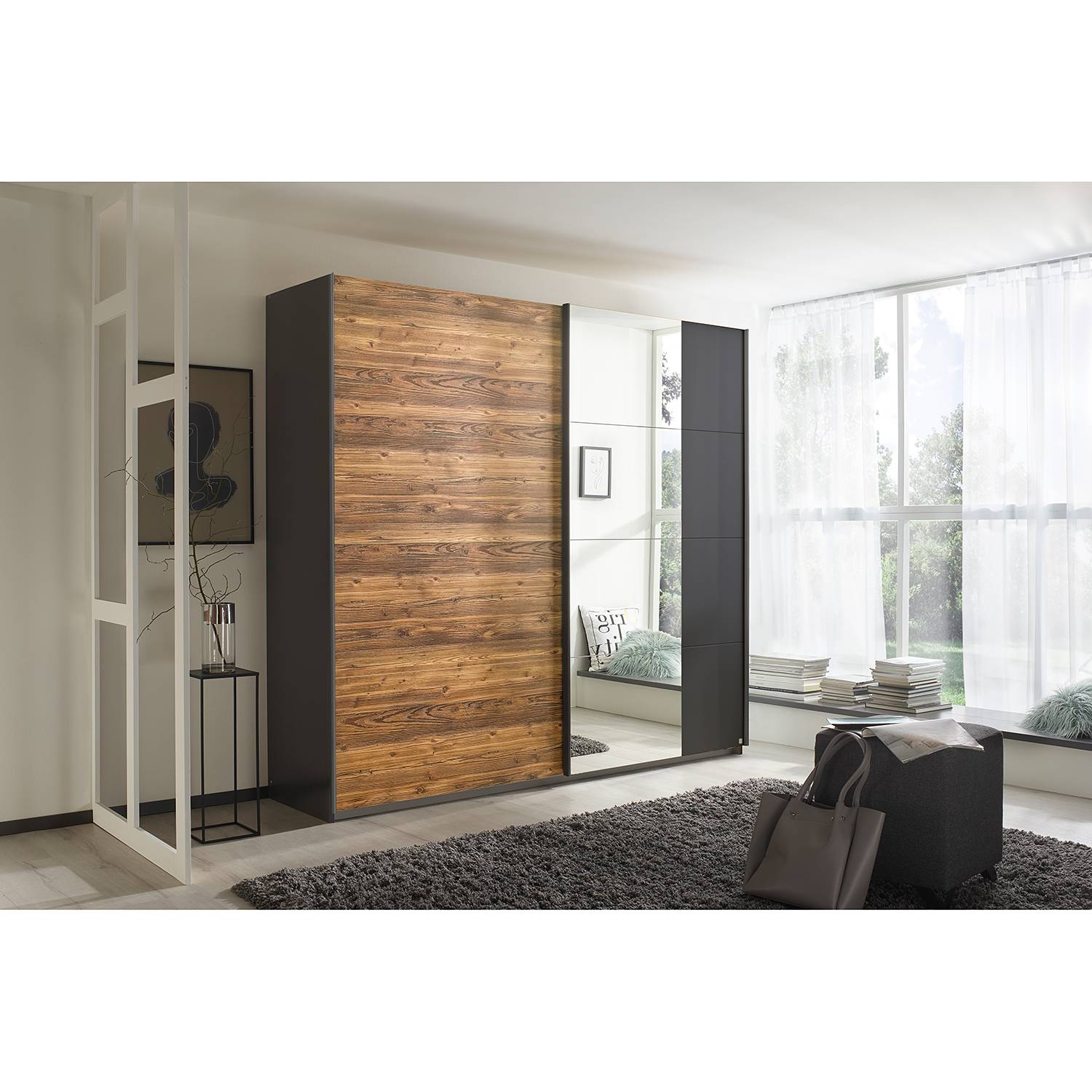 home24 Schwebetürenschrank Bangkok II