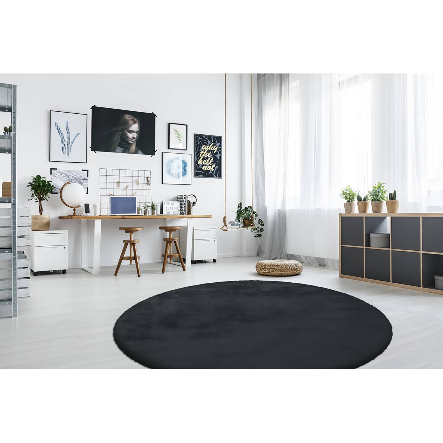 Tapis épais Rabbit 100 Rond