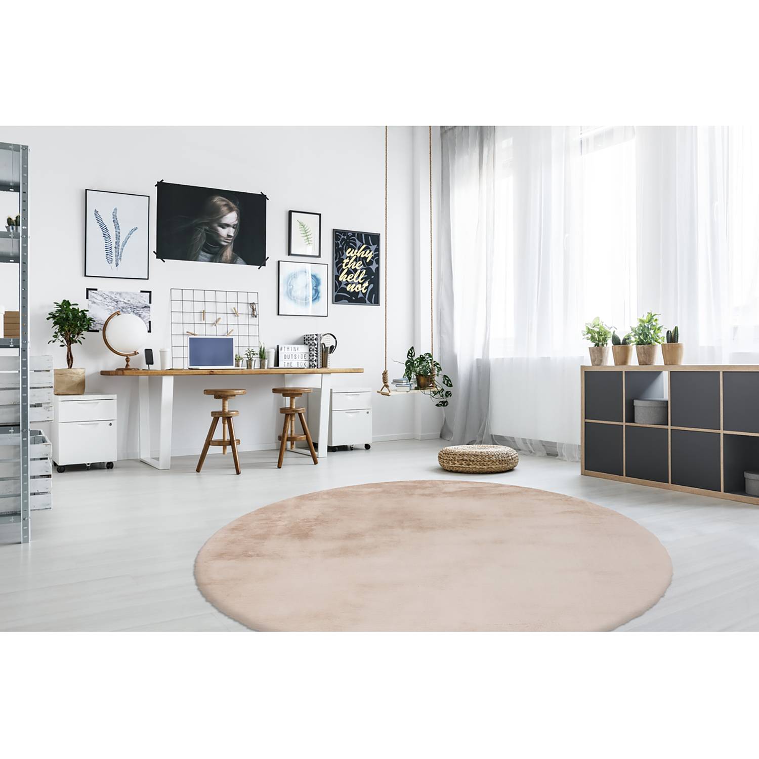 Tapis épais Rabbit 100 Rond