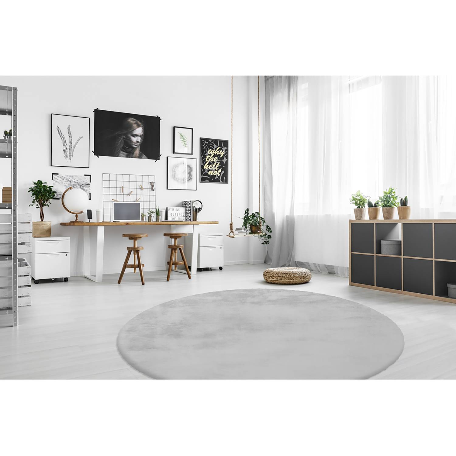 Tapis épais Rabbit 100 Rond