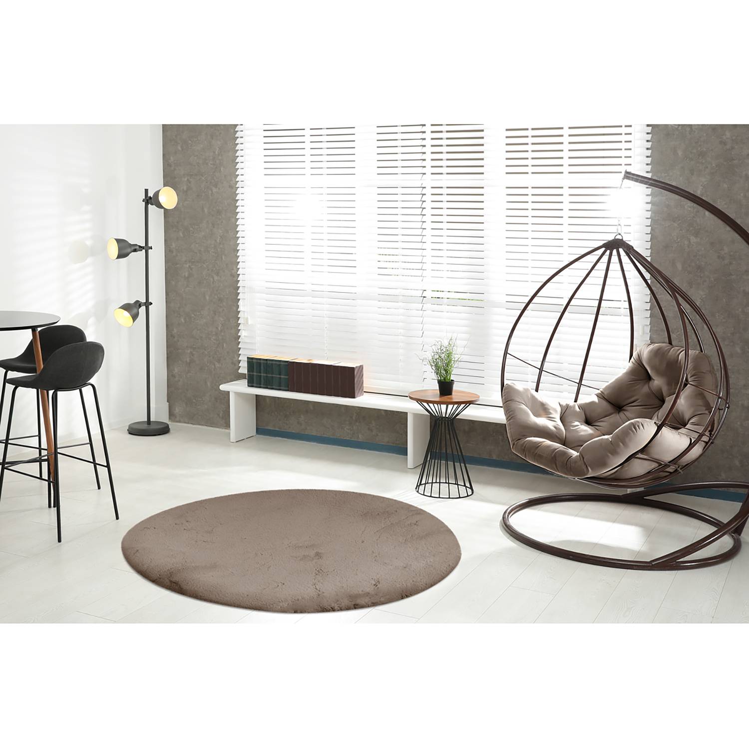 Tapis épais Rabbit Light 500 Rond