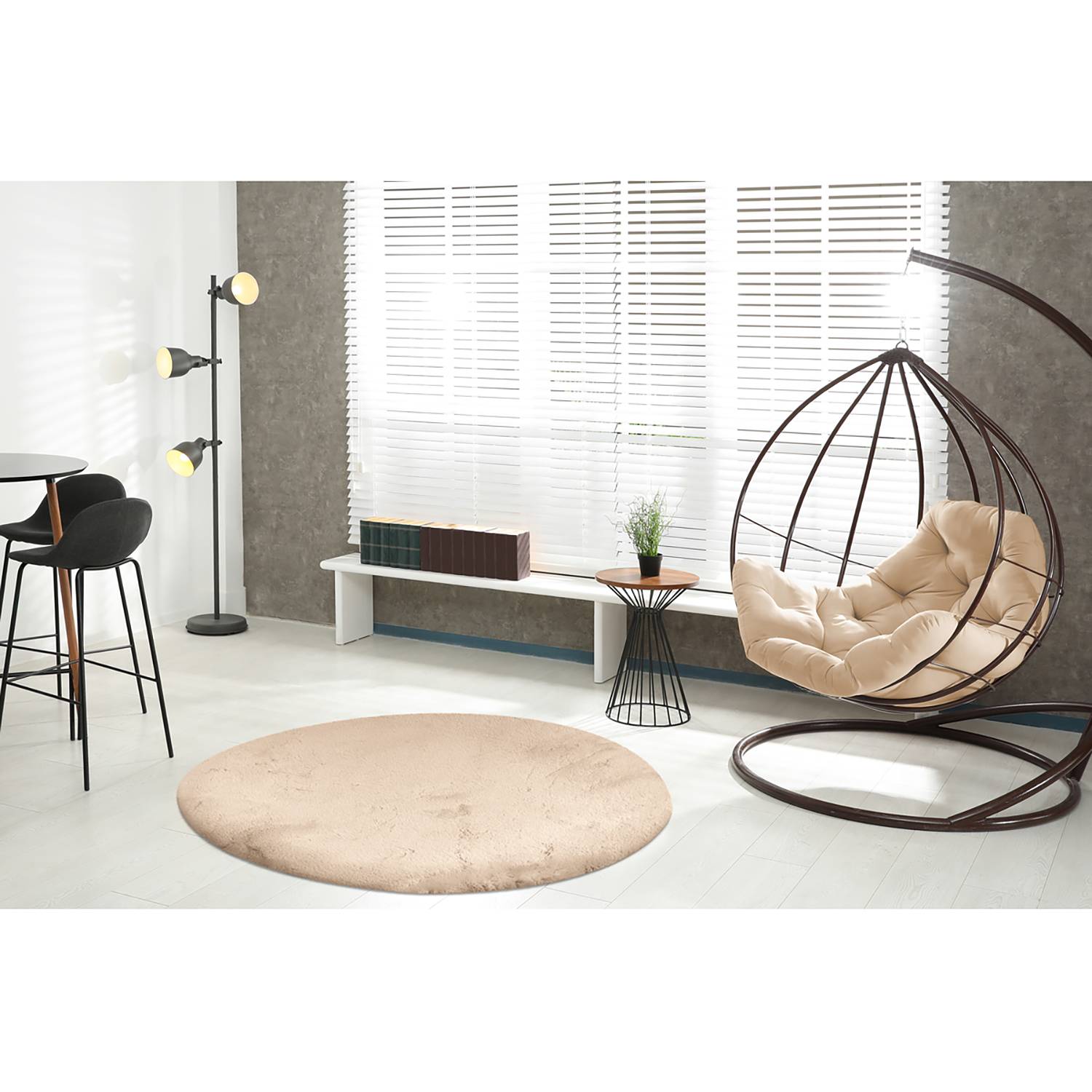 Tapis épais Rabbit Light 500 Rond