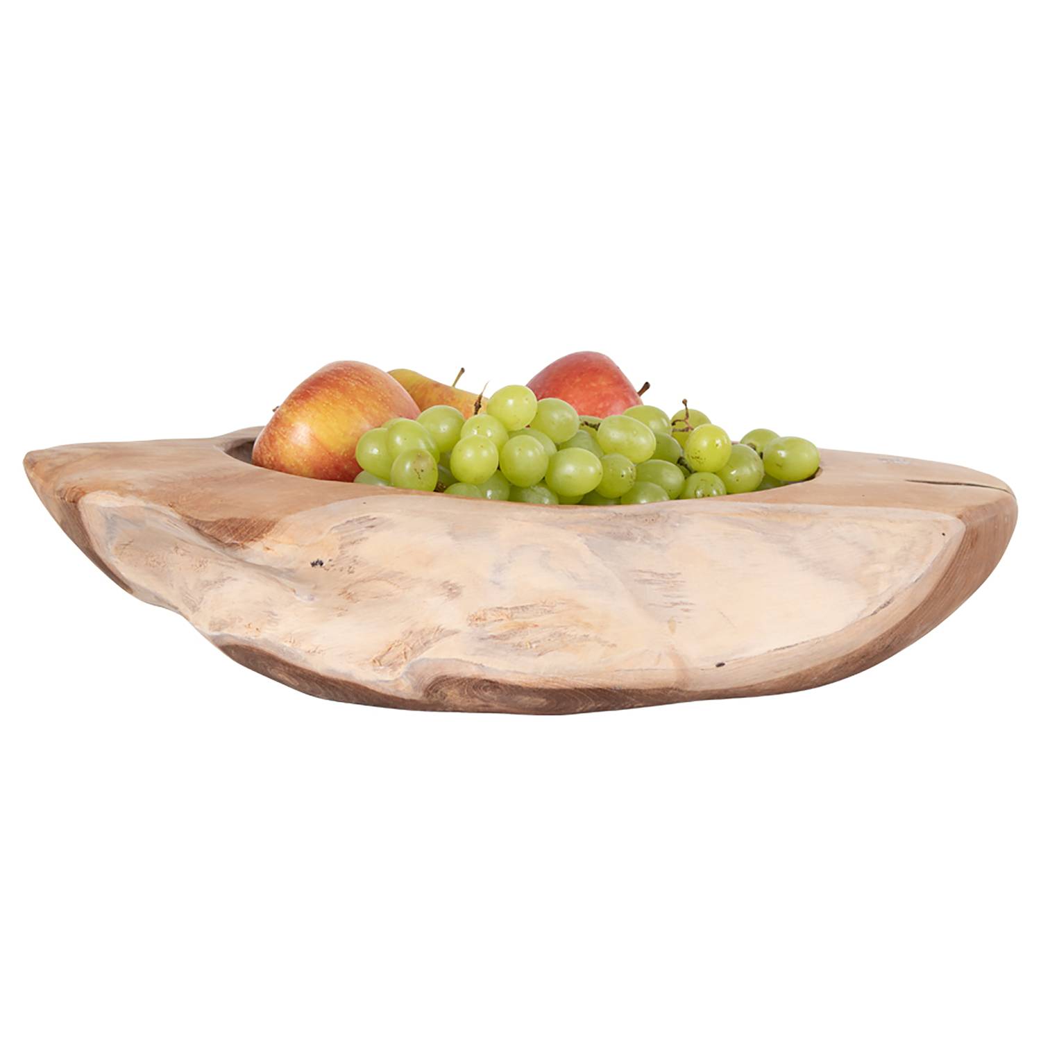 dekoteller 50 cm durchmesser riess-ambiente SERVANT 50cm natur - Mango, Massivholz, drehbar, rund, handgefertigt (Einzelartikel, 1 St), Servierplatte Dekotablett metall
