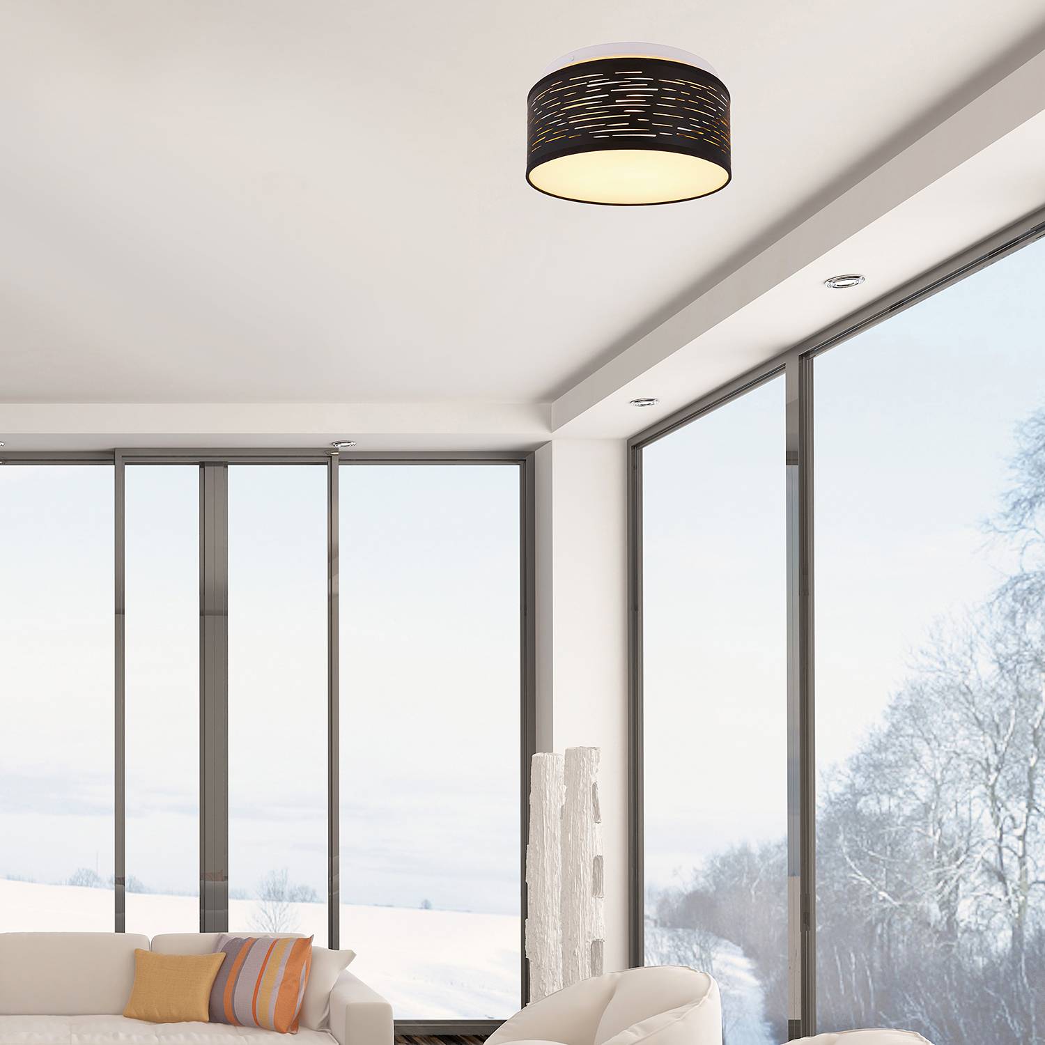 Home24 LED-plafondlamp Tunno I, Globo Lighting