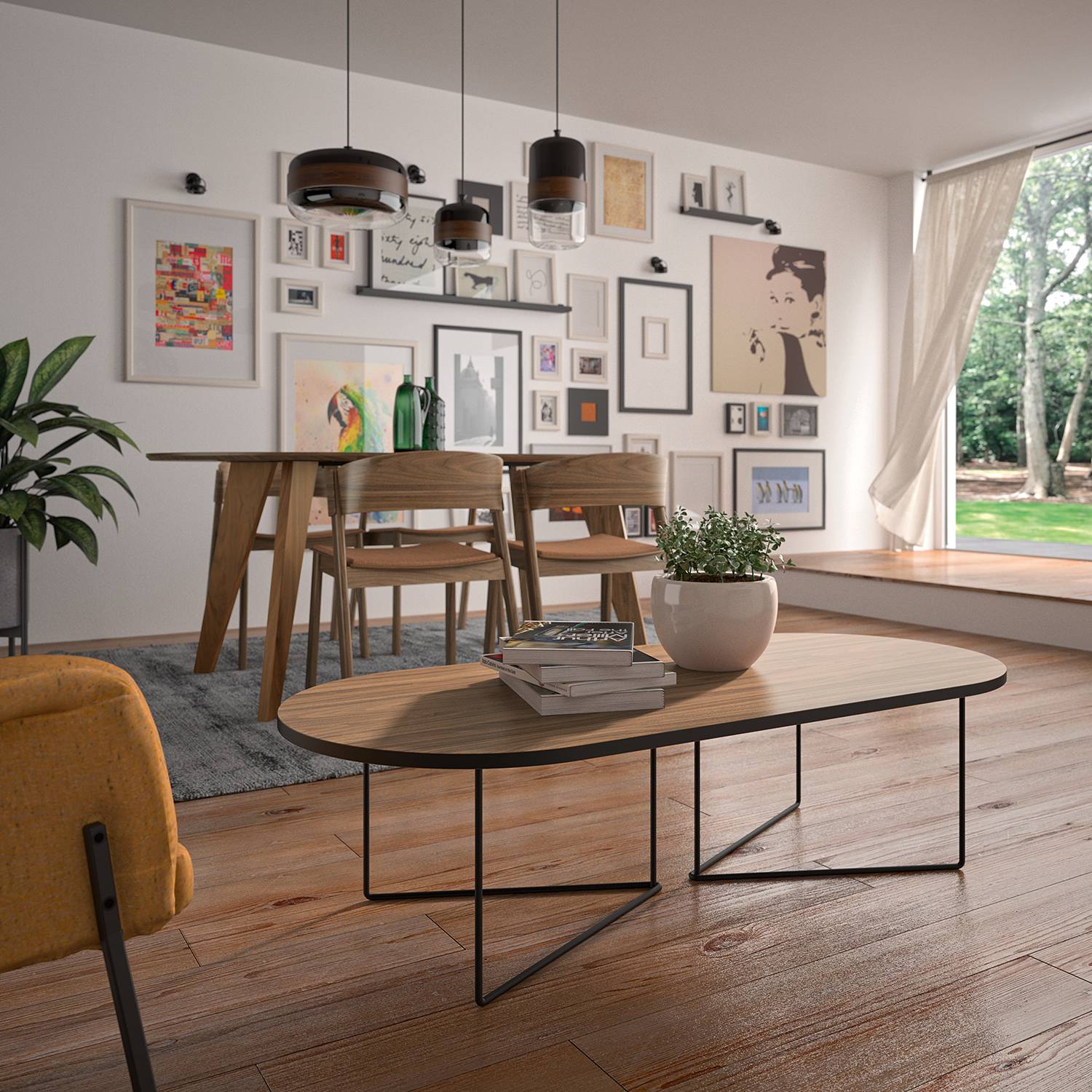 Table basse Oval