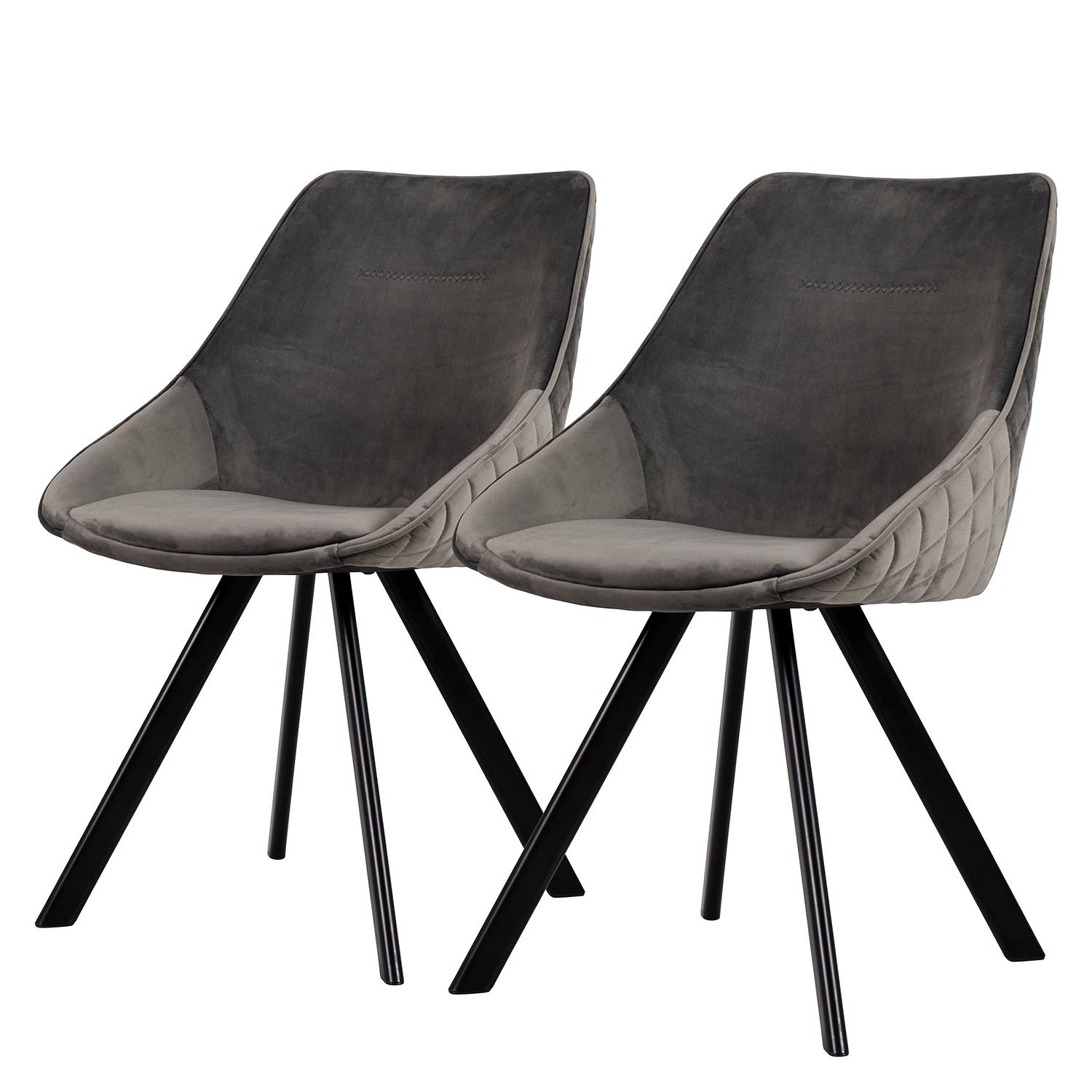 Chaises capitonnées Ritz (lot de 2)