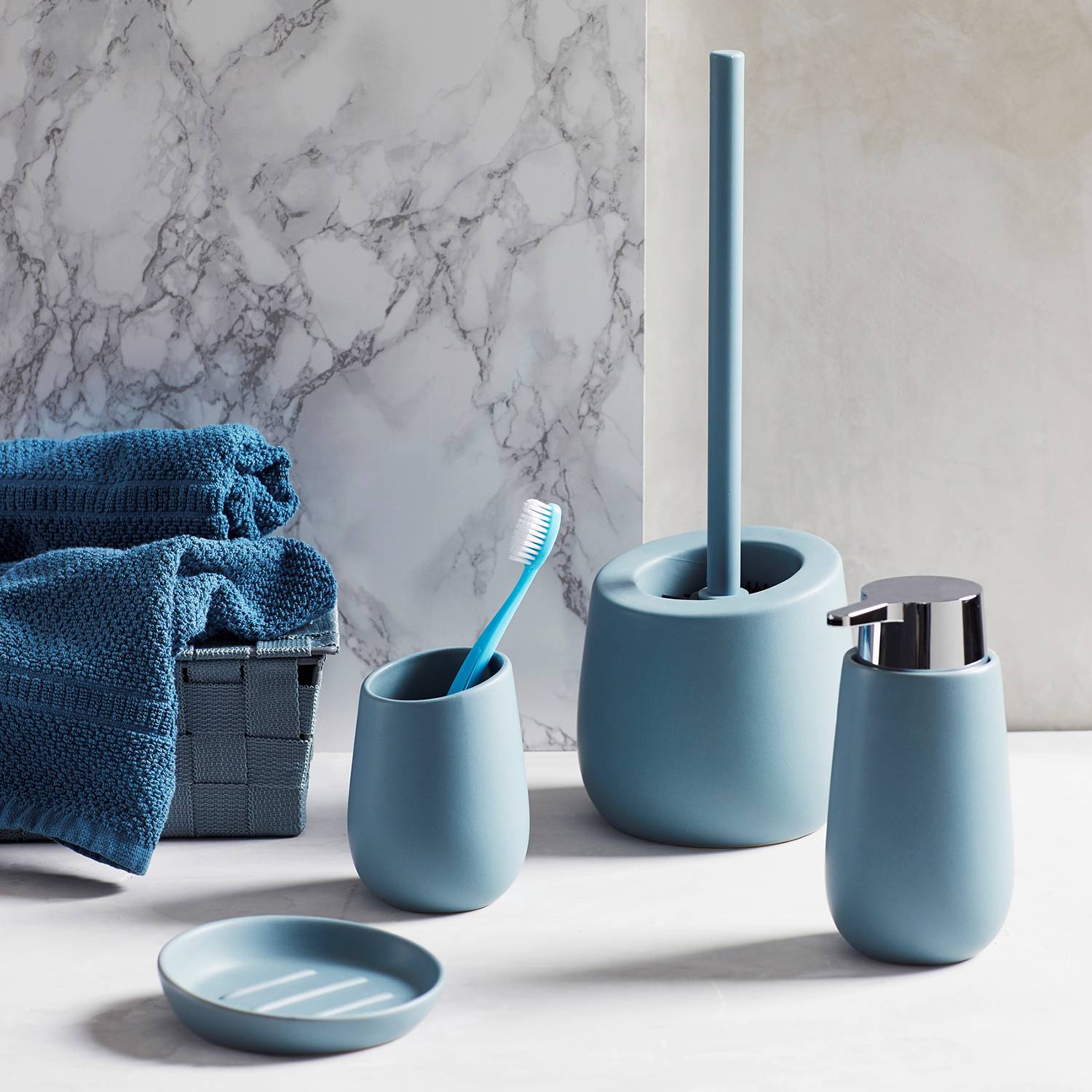 home24 Bad-Accessoire-Set Badi (3-teilig)