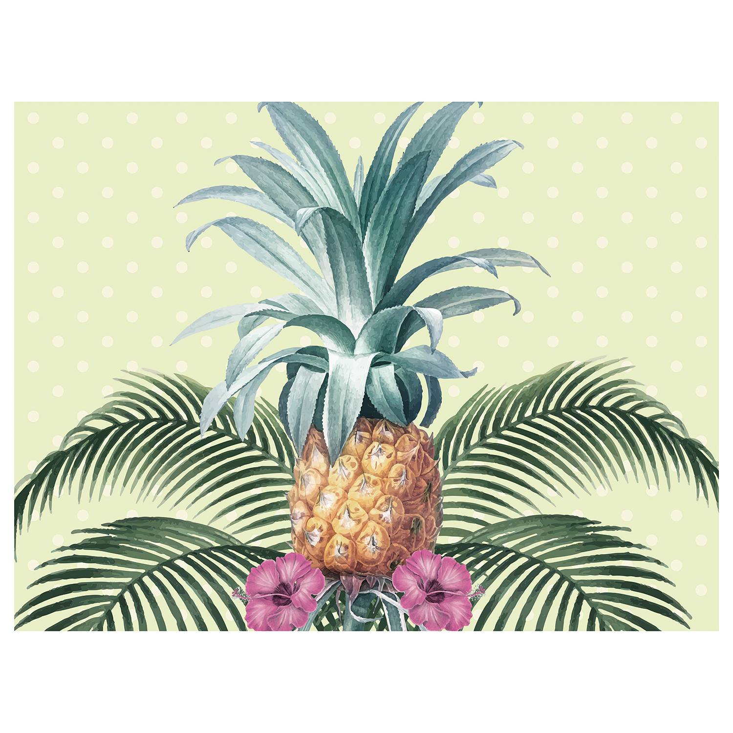 Image of Set de table Colonial Pineapple (4 el.) 000000001000260149