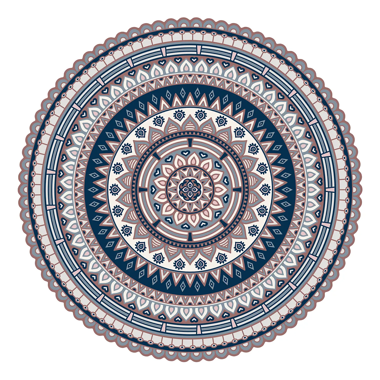 Tischset Mandala (4er-Set) I