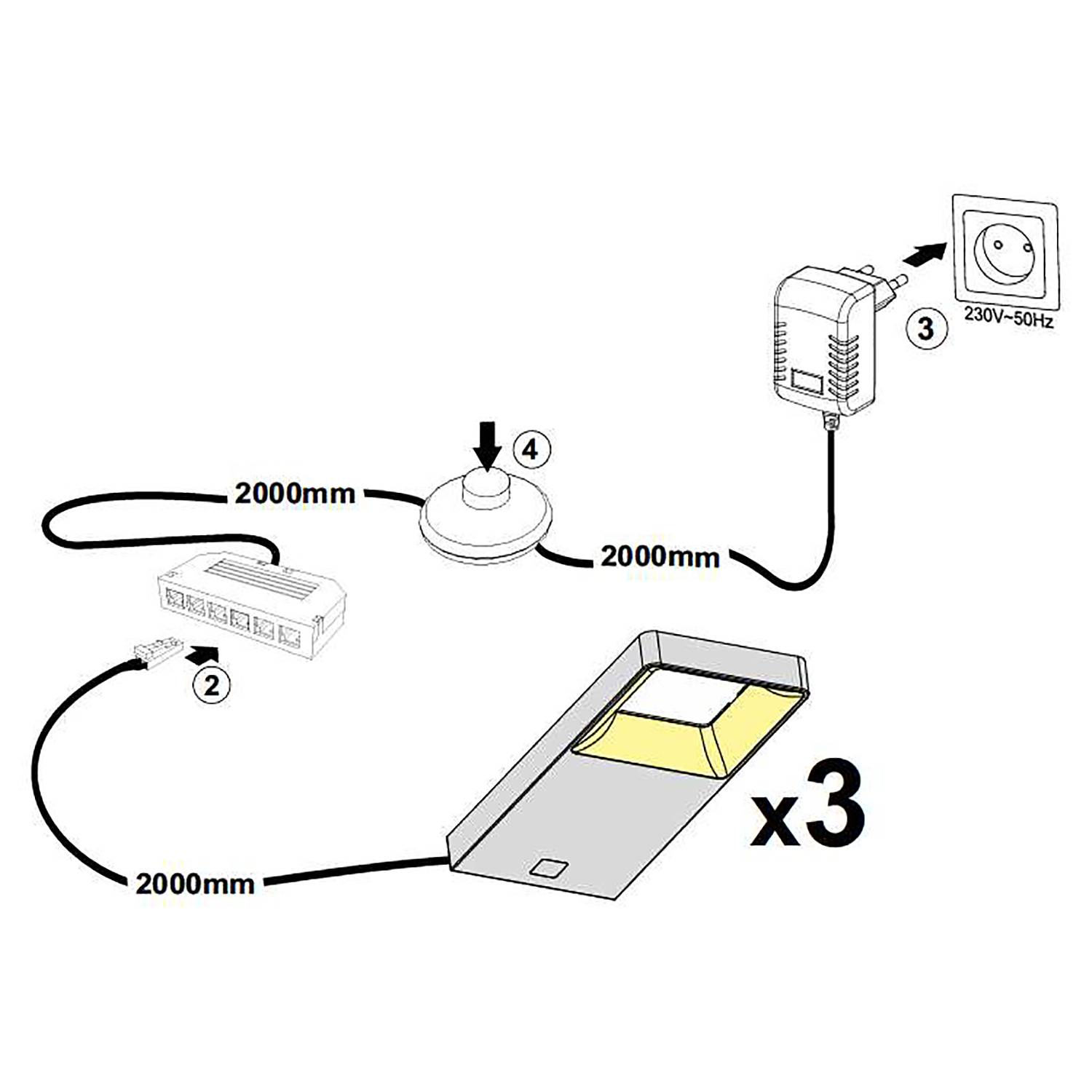 Image of Éclairage LED Olon 000000001000260643