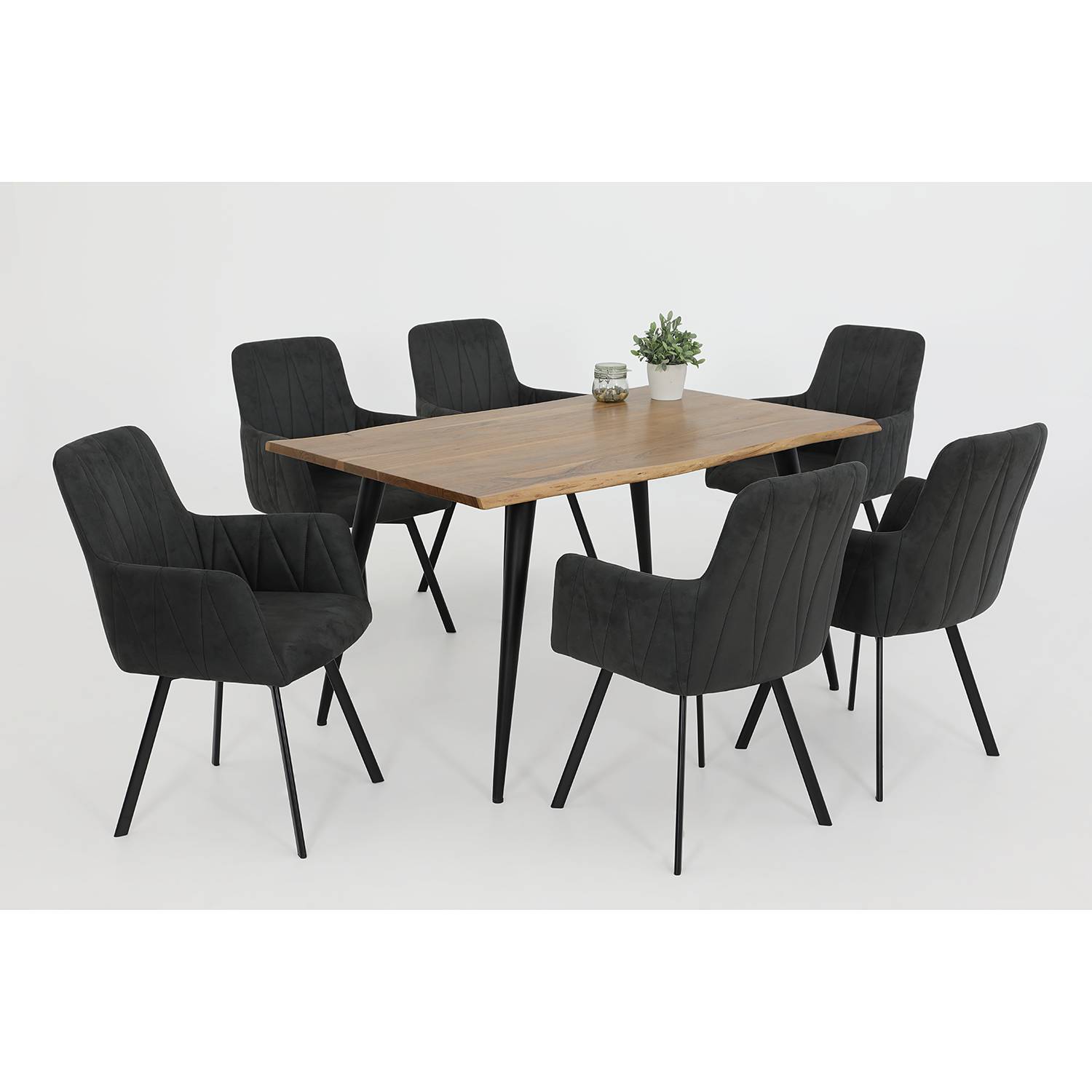 home24 Armlehnenstuhl Kivioli (2er-Set)