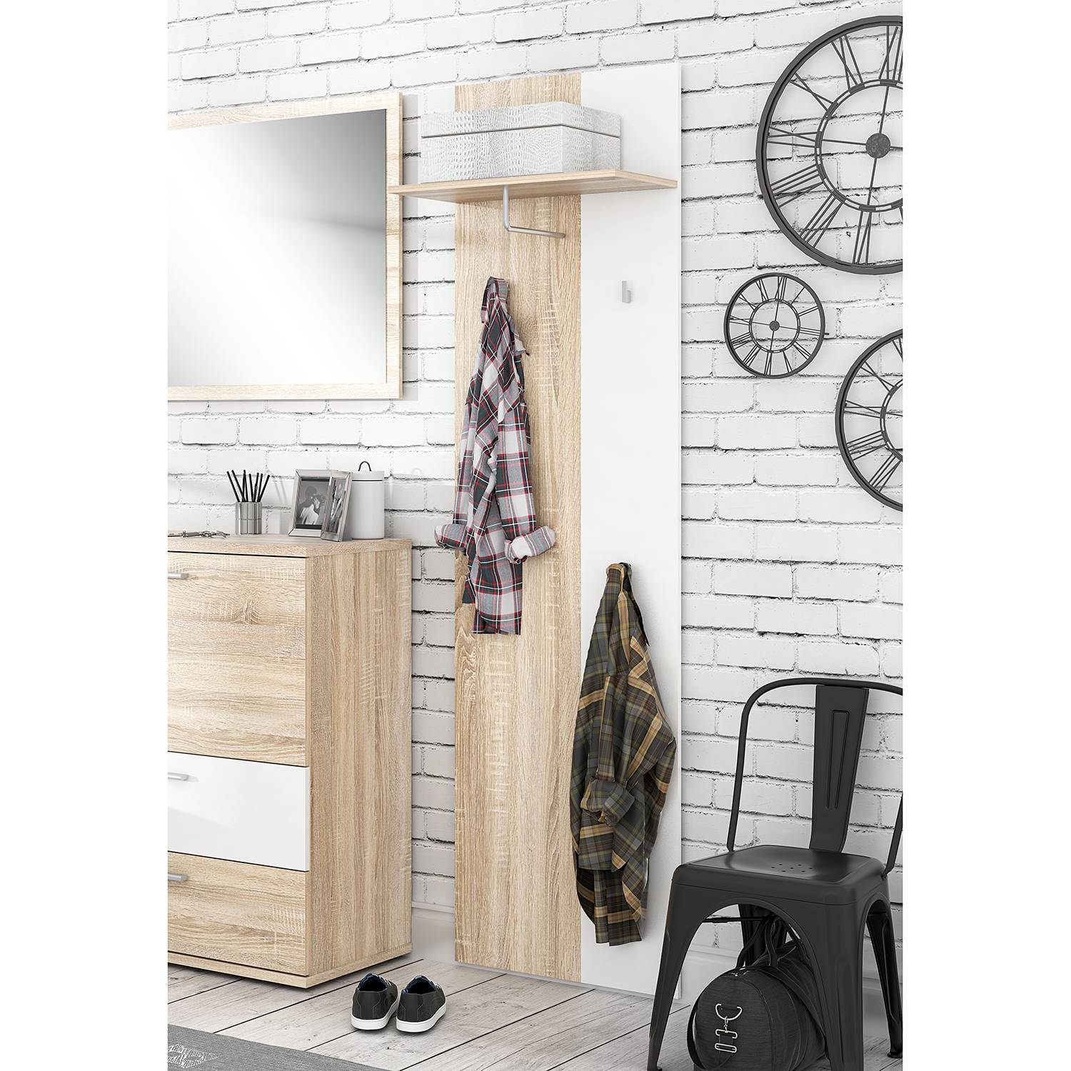Porte-manteau mural Leisi