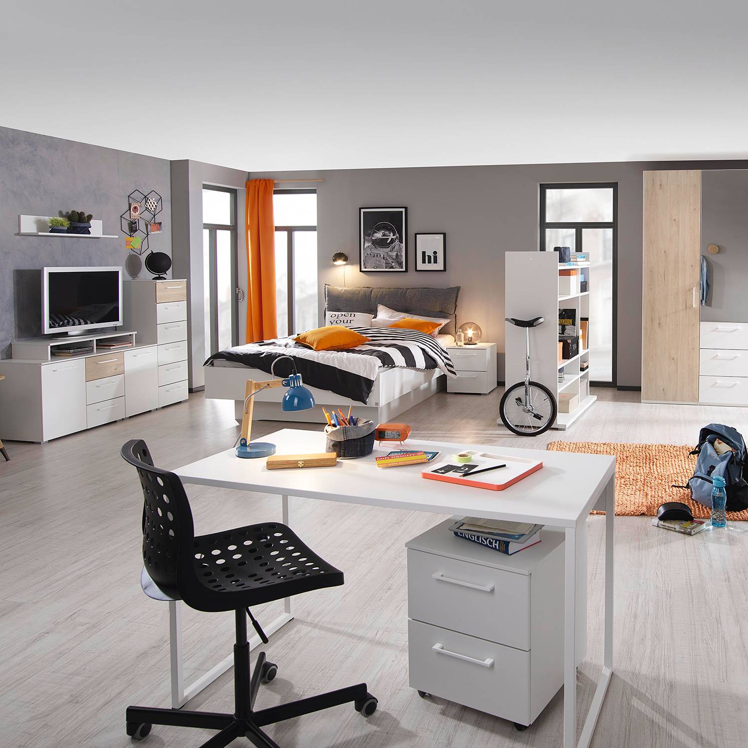 home24 Schreibtisch Fly