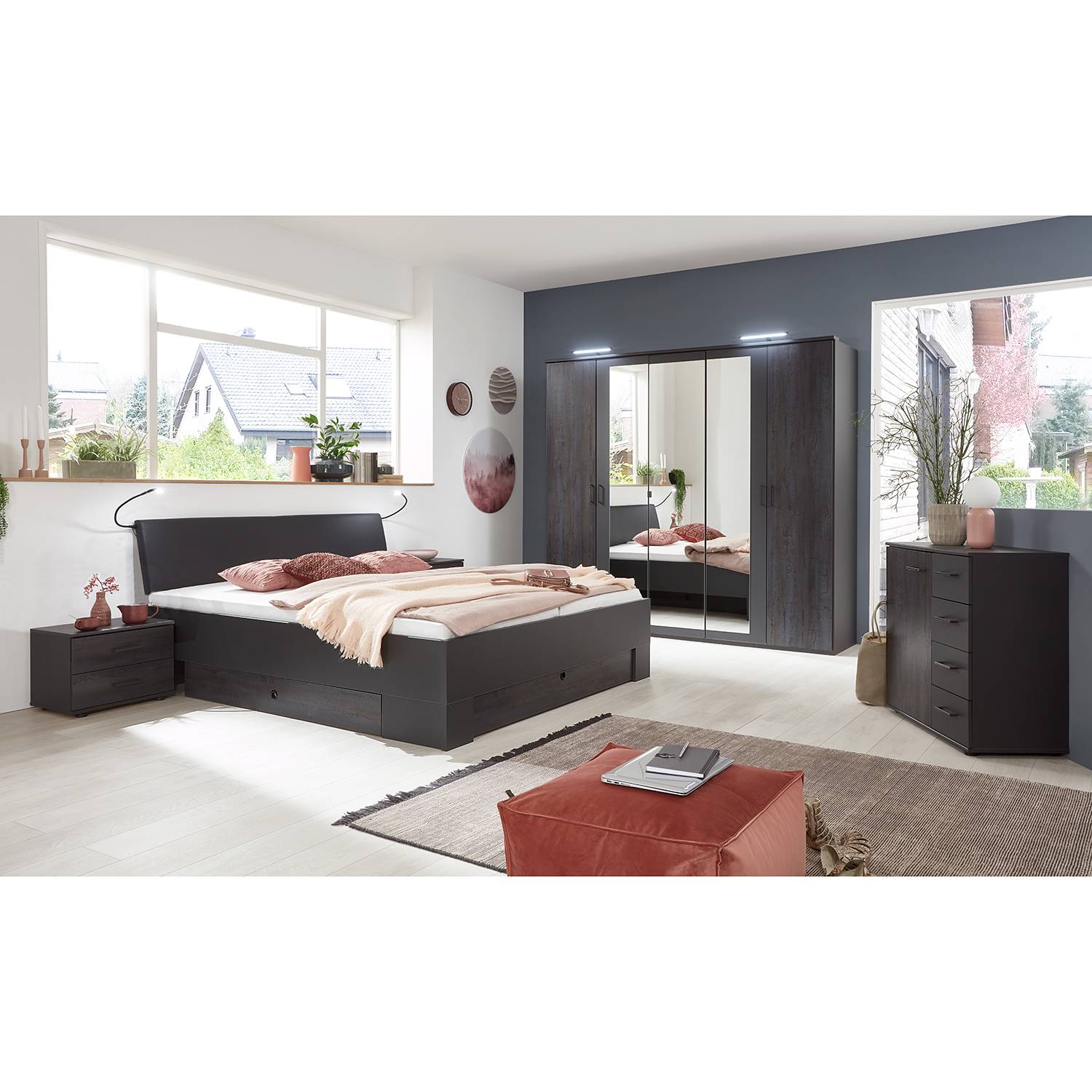 home24 Nachtkommode Kopenhagen (2er-Set)