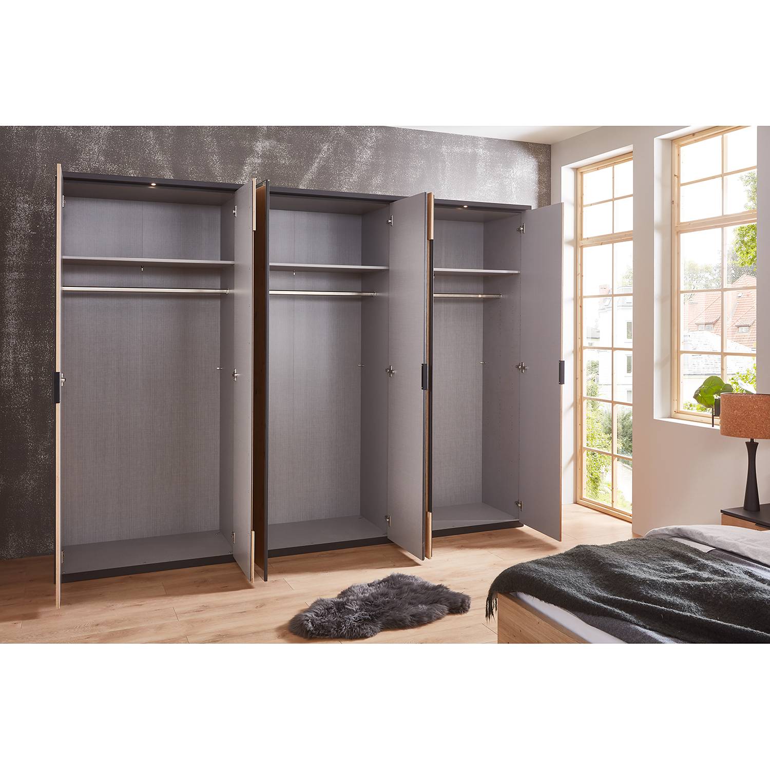 home24 Drehtürenschrank Kapstadt