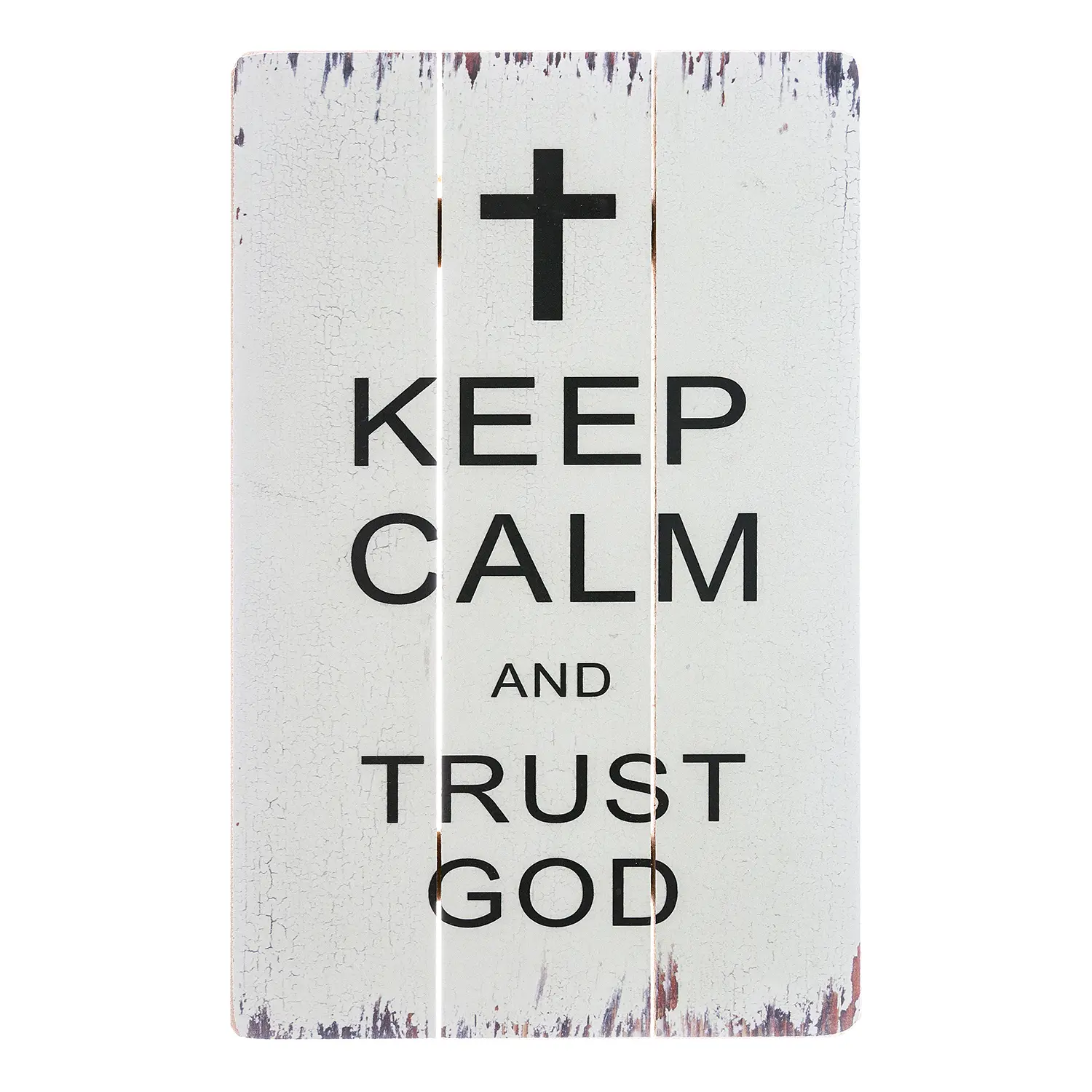 God Trust Schild