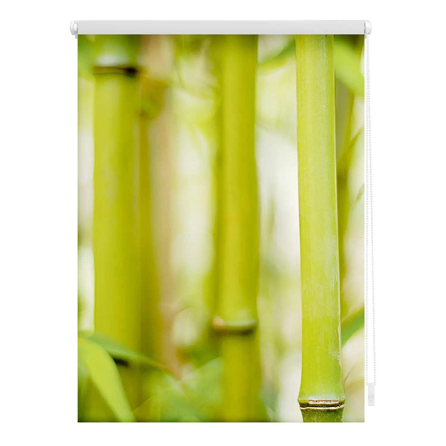 Klemmfix Verdunklungsrollo Bambus