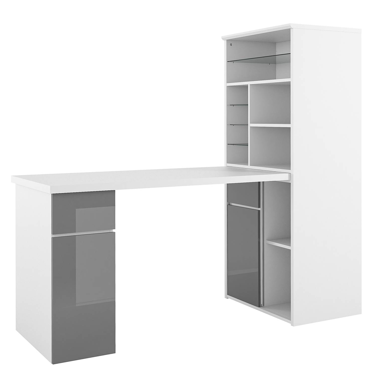 Bureau Avec Rangements Mini Office Je Commande Home24