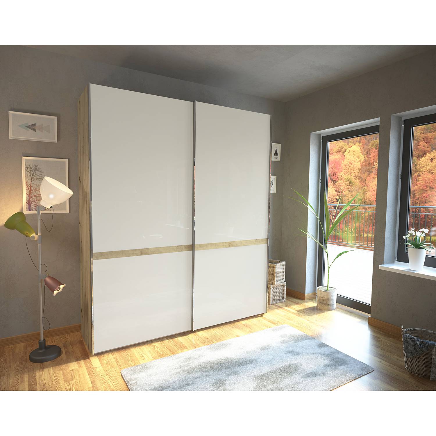 home24 Schwebetürenschrank Barcelona I
