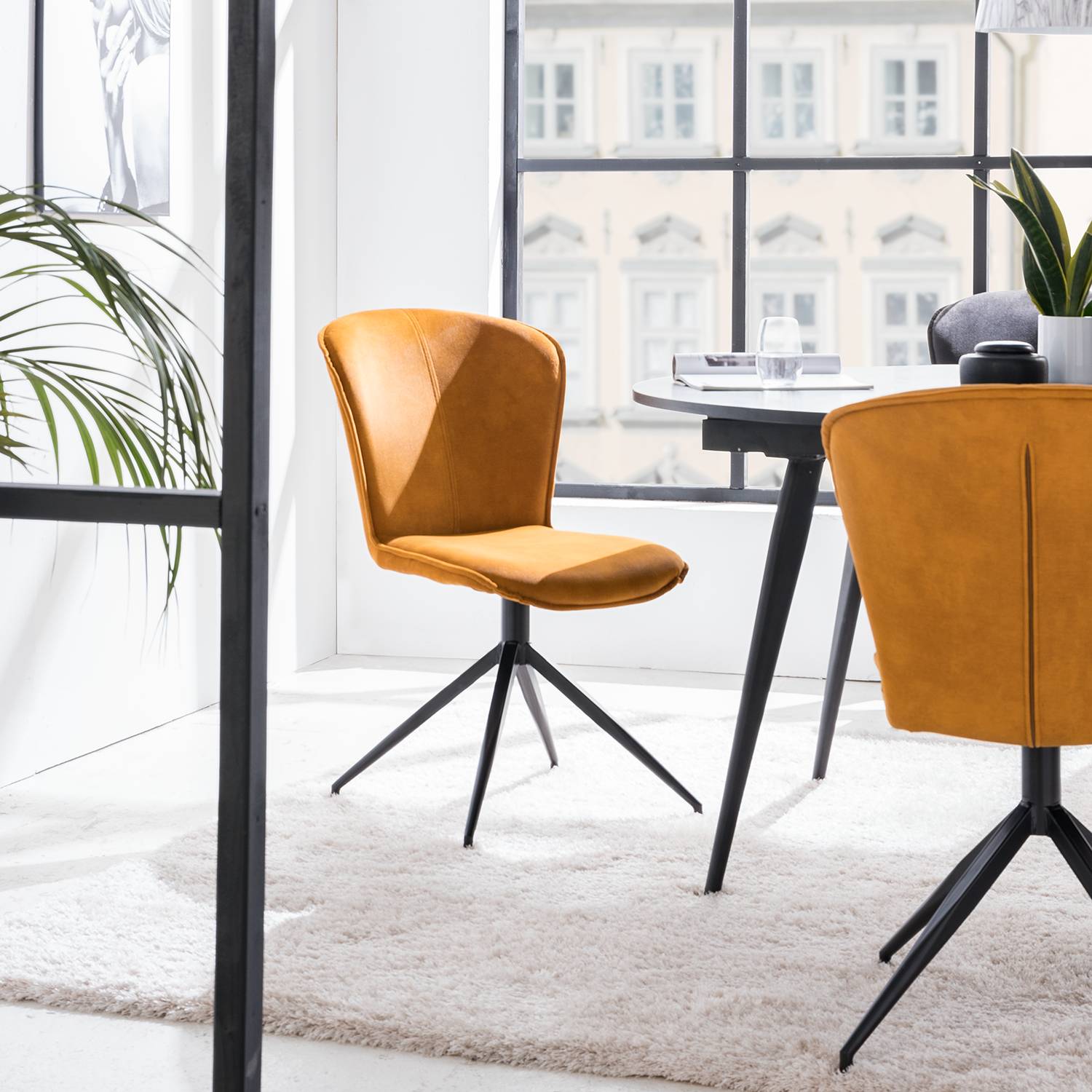 Chaises capitonnées Yves (lot de 2)