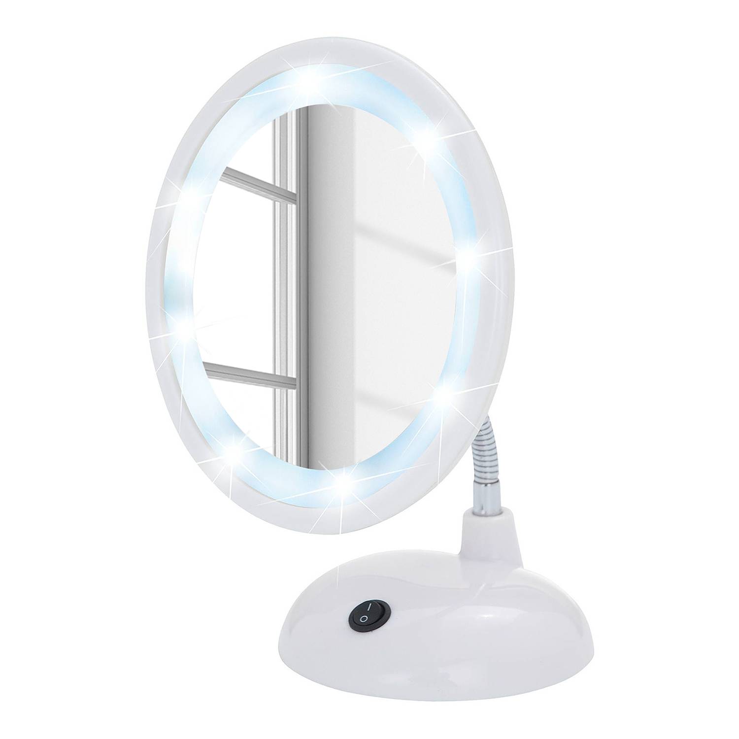 LED Kosmetikspiegel Mit Vergrößerung – Tragbar & Einstellbar