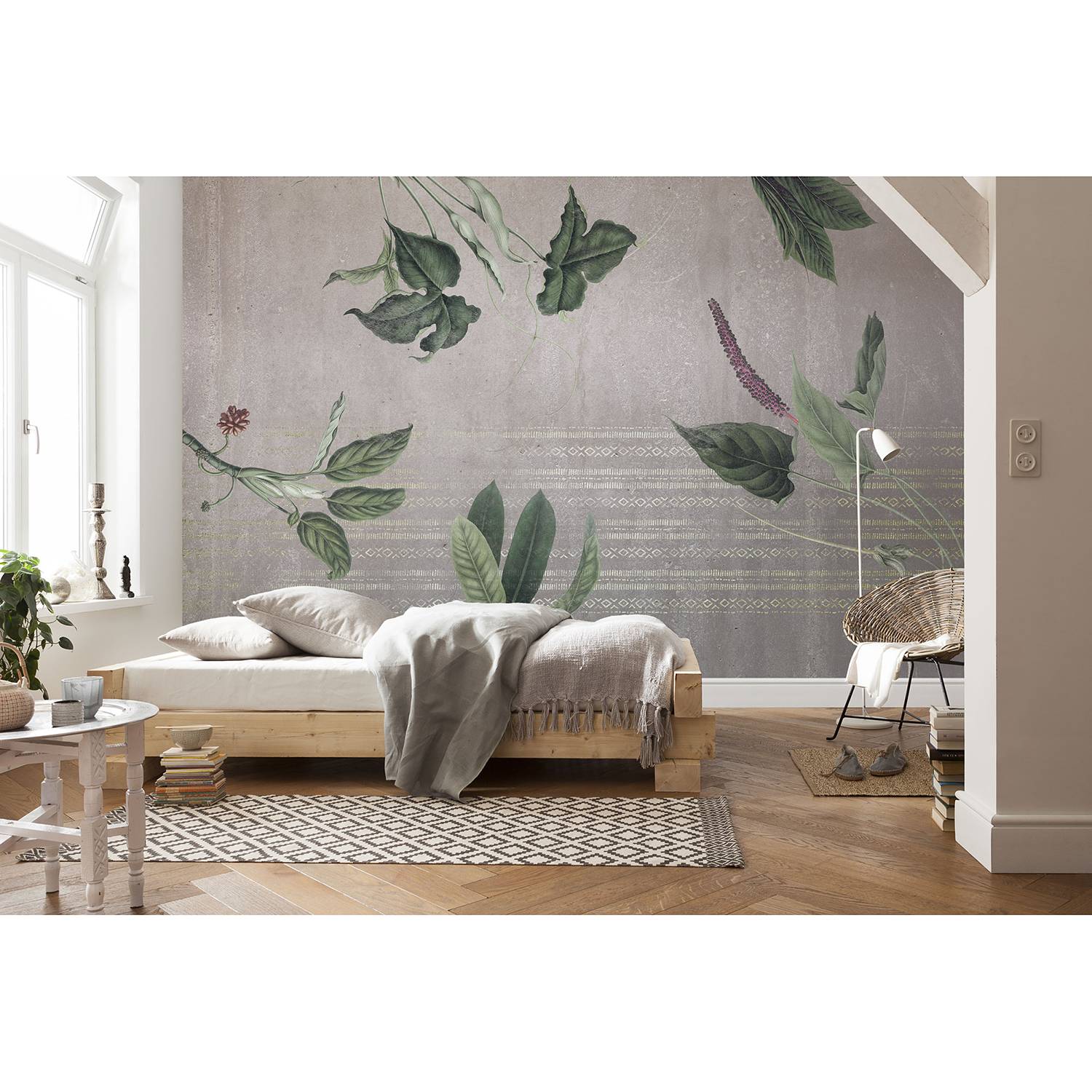 Home24 Vlies-fotobehang Tropic Concrete, Komar