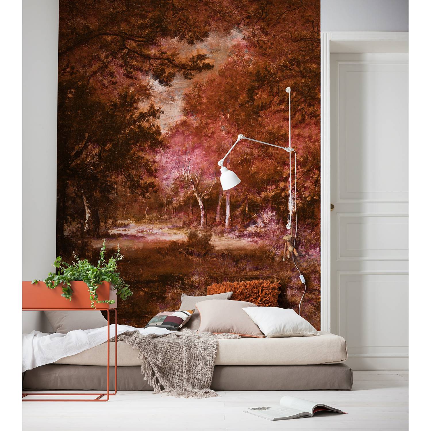 Home24 Vlies-fotobehang Autumna Rosso, Komar