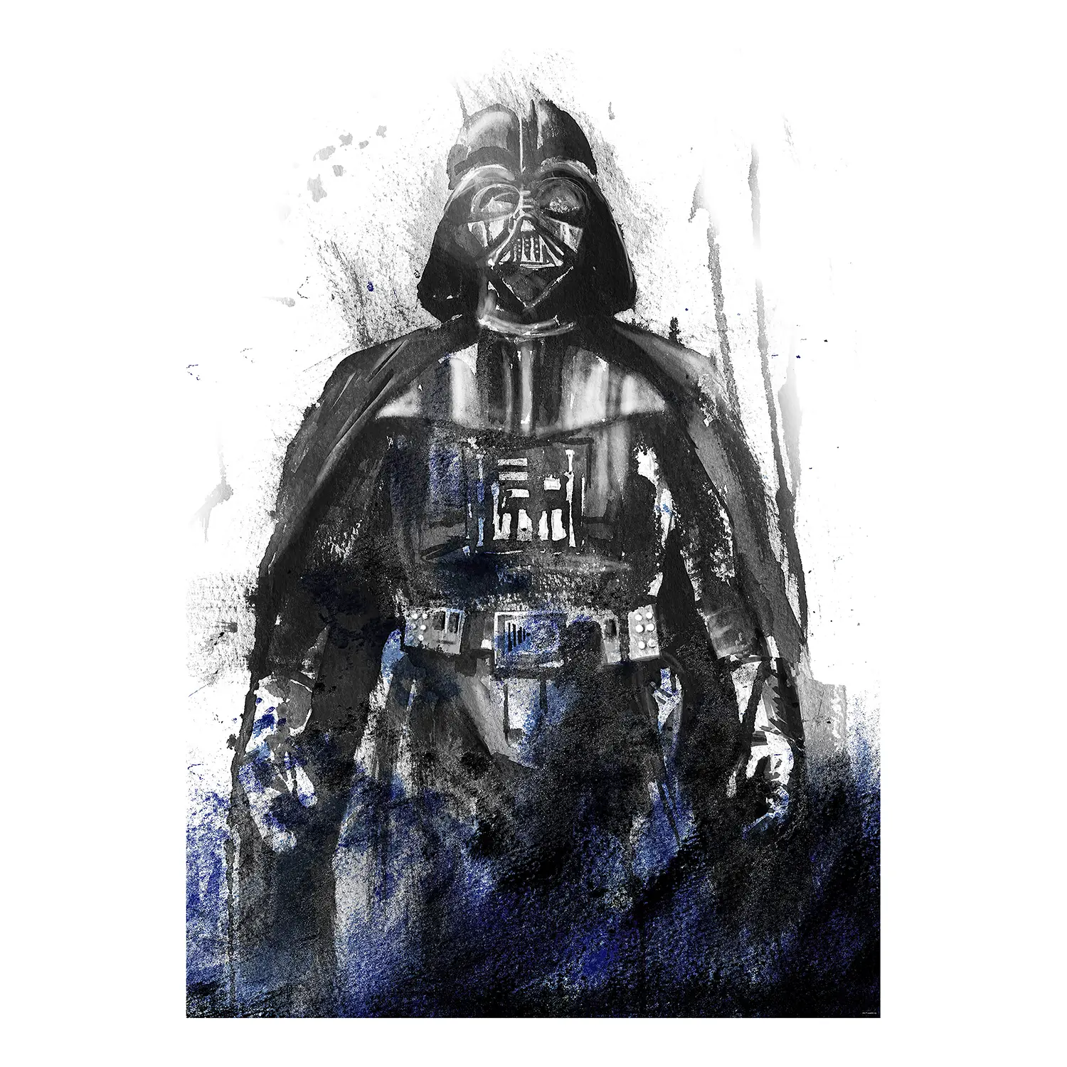 Star Vader Fototapete Wars Watercolor