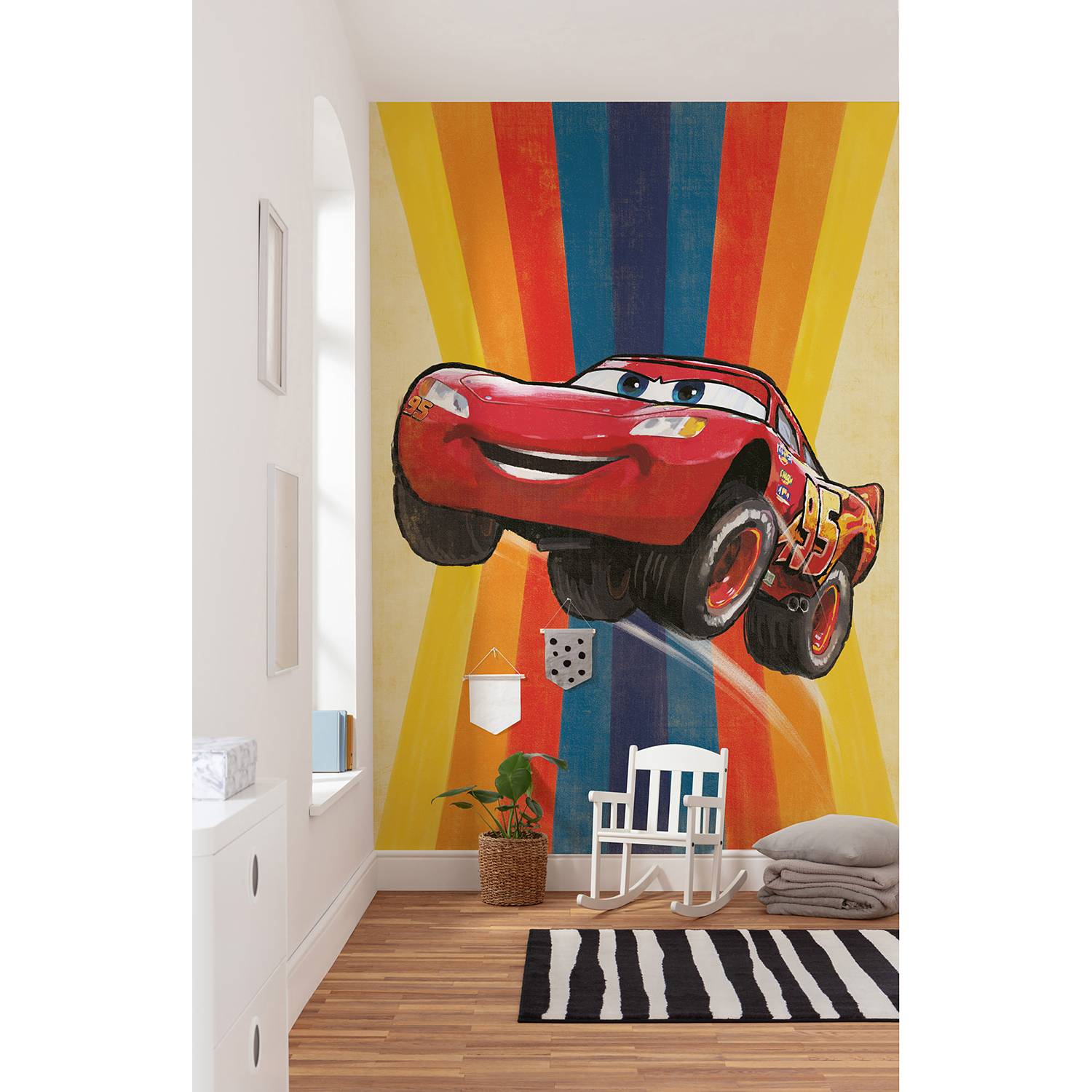 Home24 Vlies-fotobehang Cars Jump, Komar