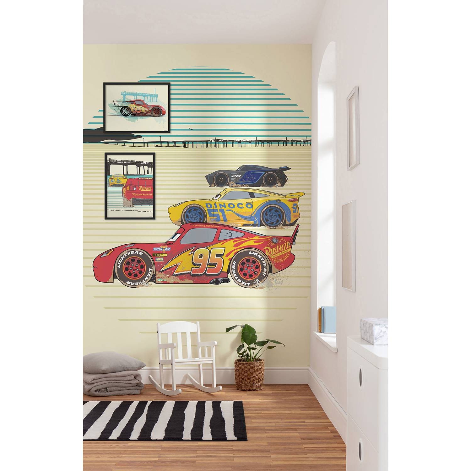 Home24 Vlies-fotobehang Cars Stream Lines, Komar