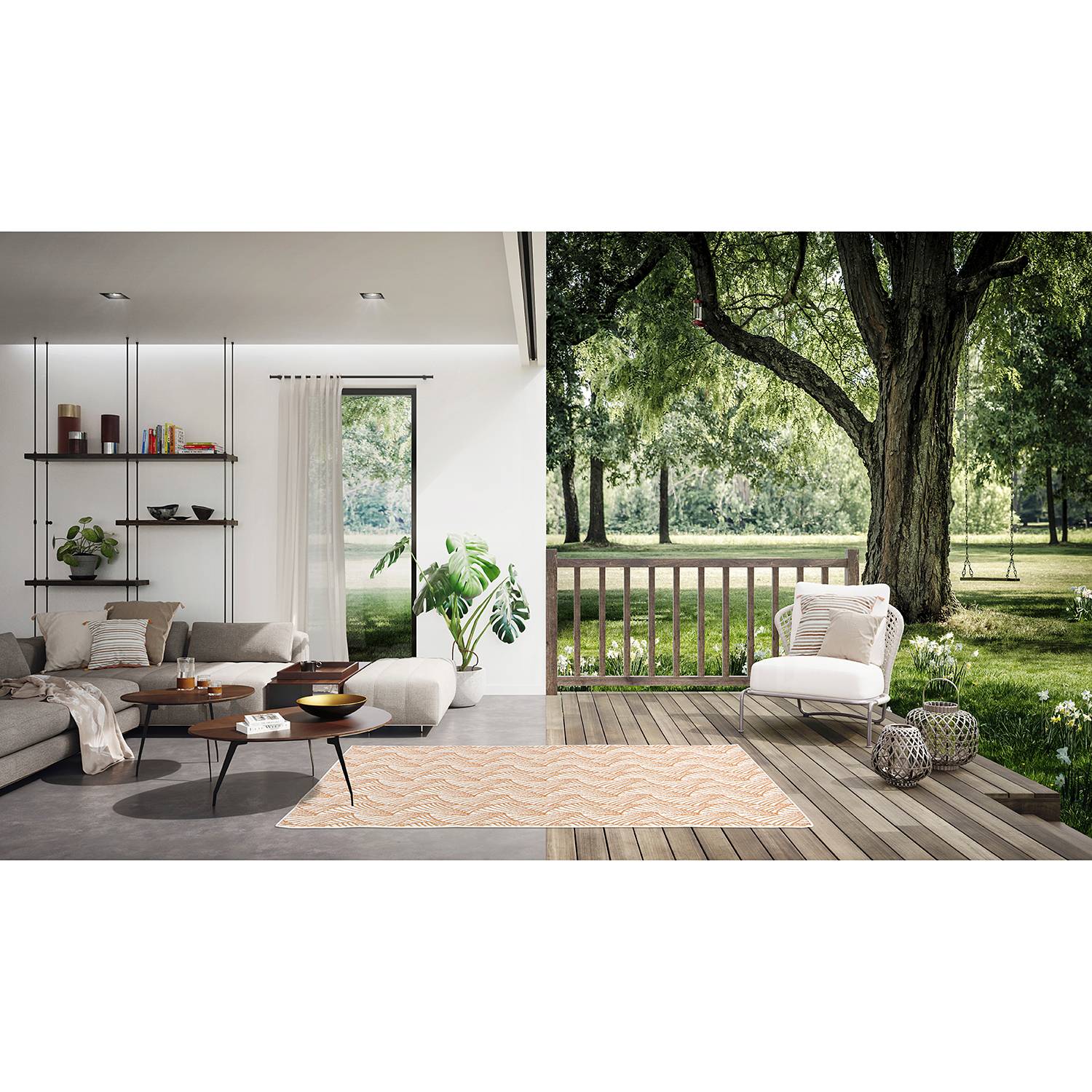 home24 In-/Outdoorteppich Rebel II