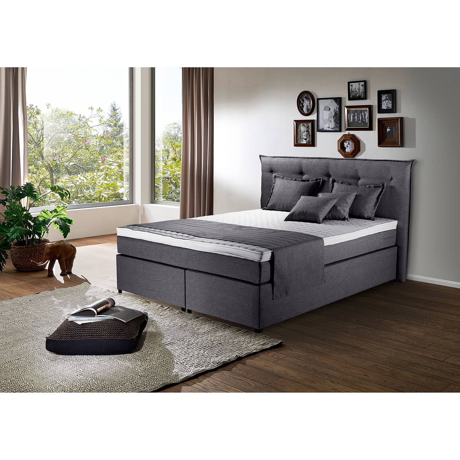 home24 Boxspringbett Heiko