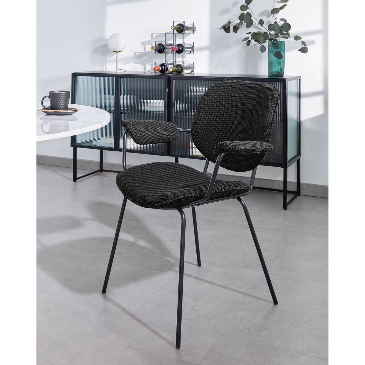 home24 Armlehnenstuhl Nella (2er-Set)