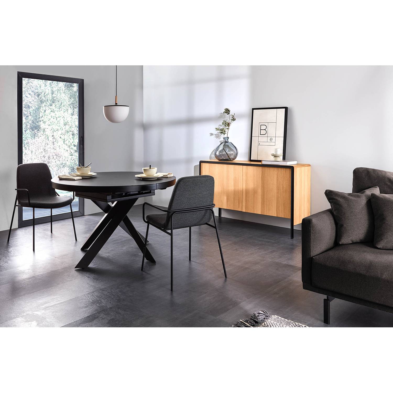 Chaises à accoudoirs Gina (lot de 2)