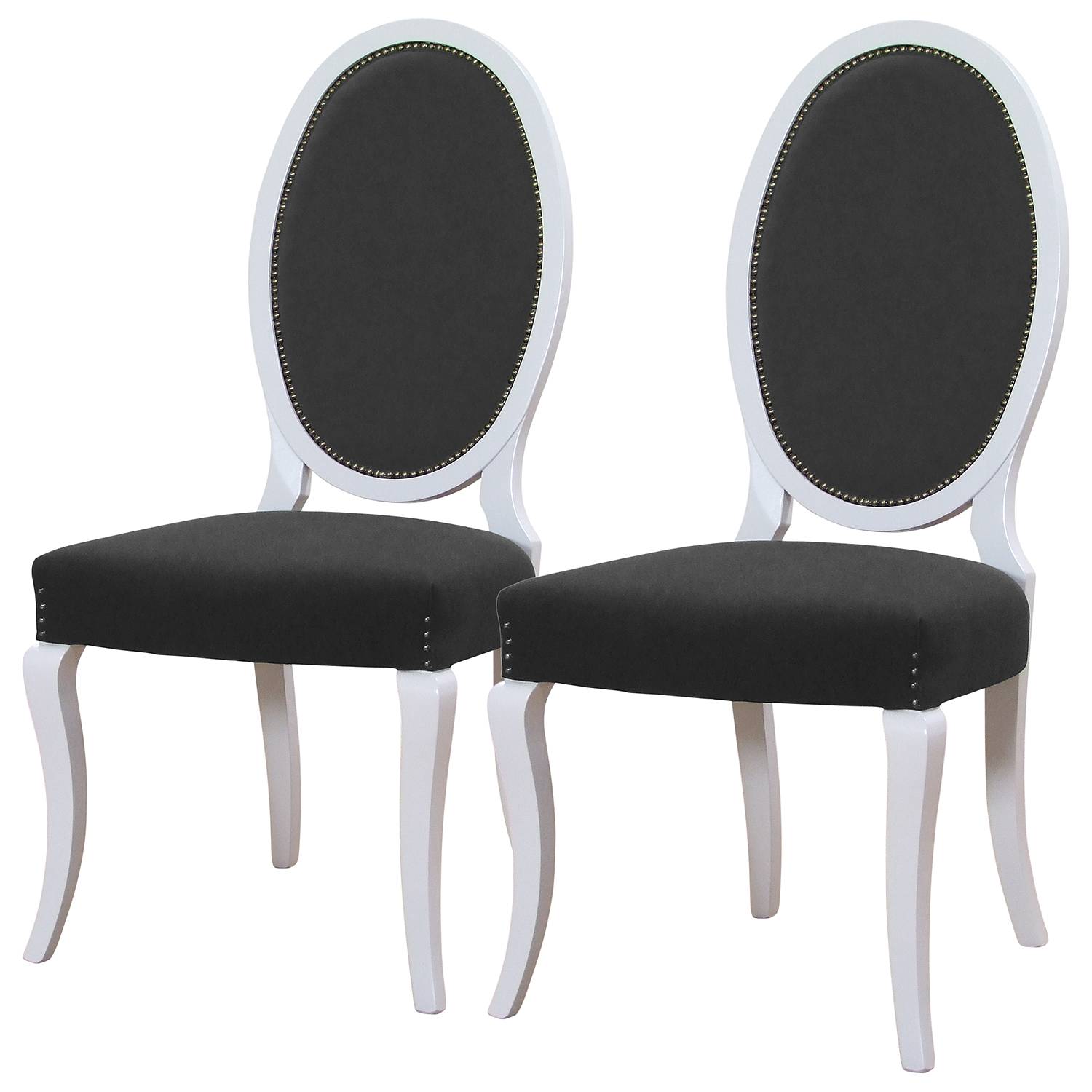 Chaises capitonnées Altona (lot de 2)