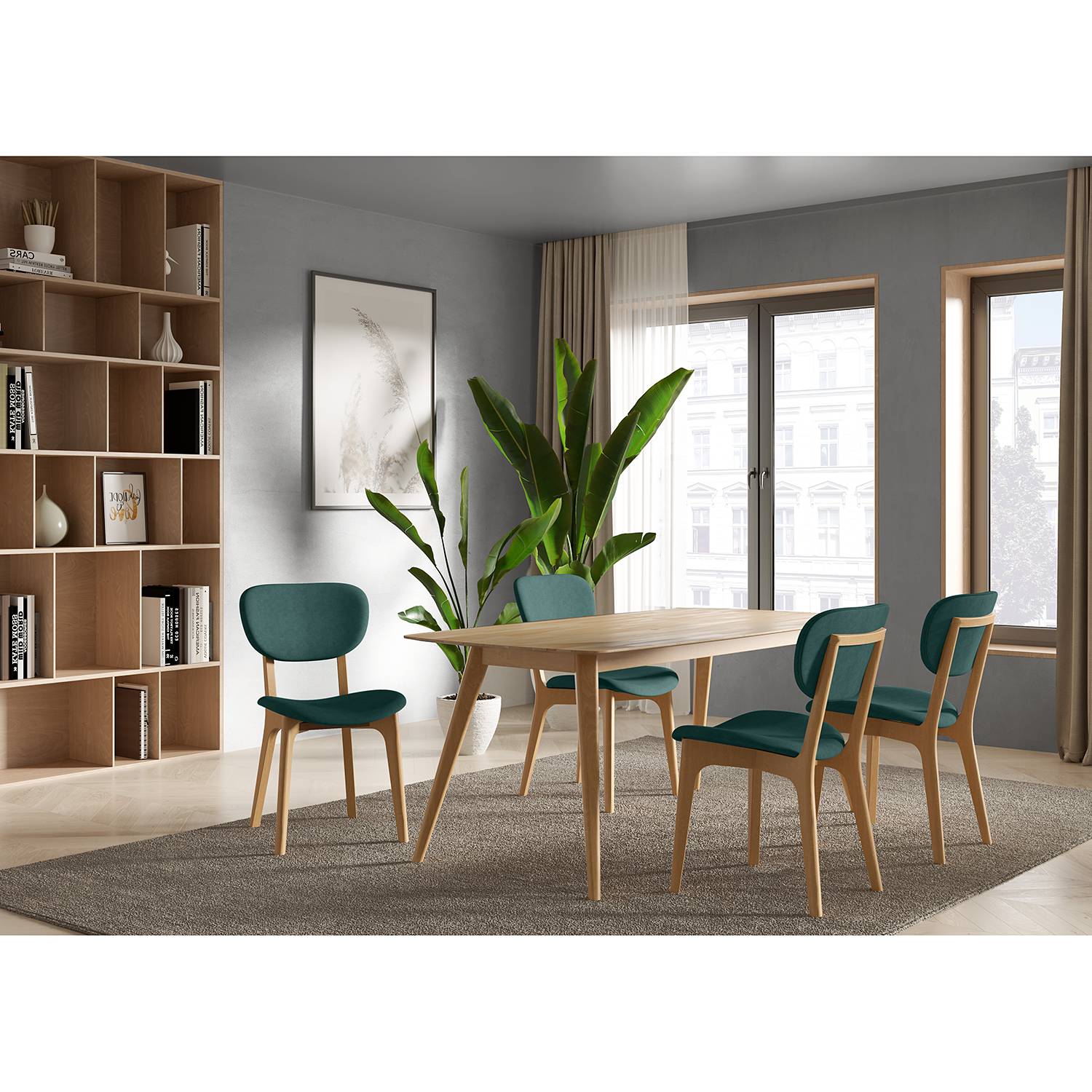 Chaises capitonnées Nadir (lot de 2)