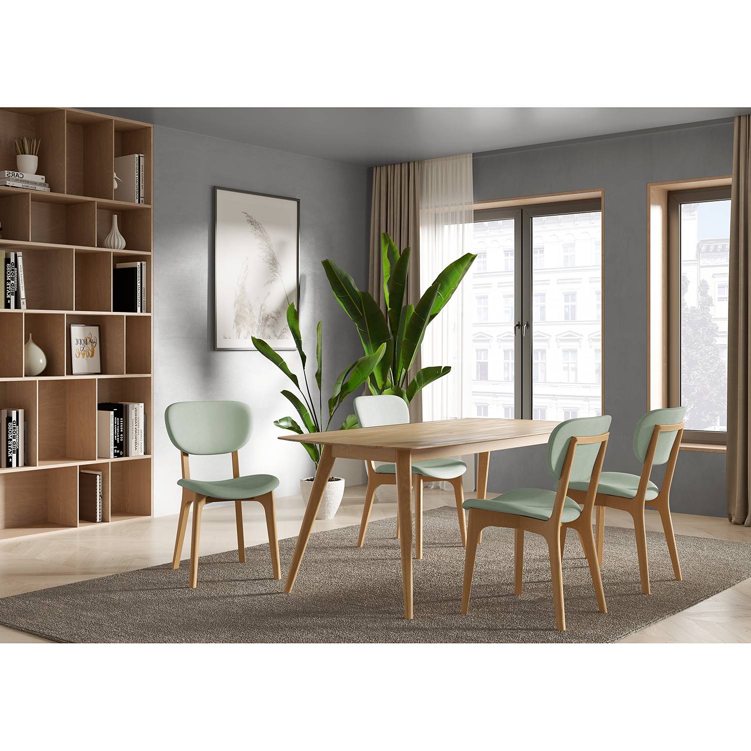 home24 Polsterstuhl Nadir (2er-Set)