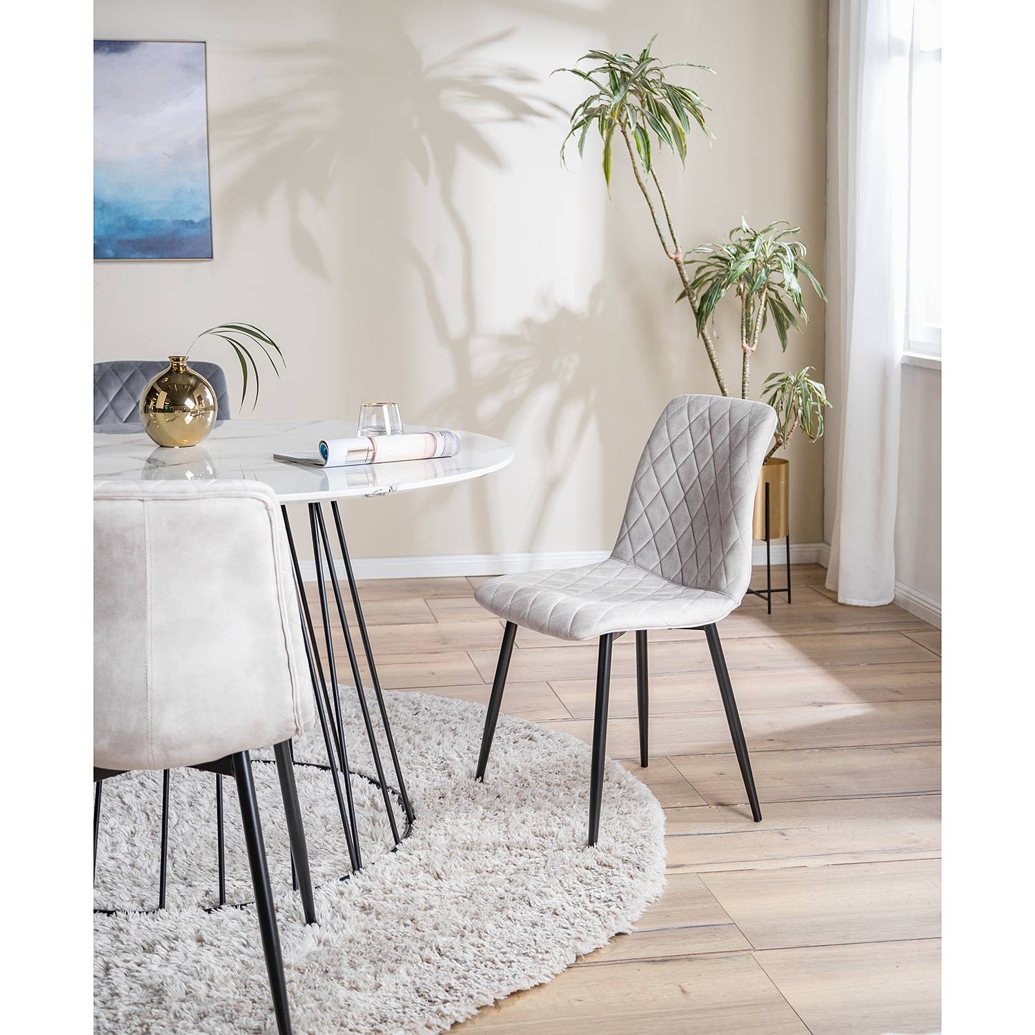 home24 Polsterstuhl Trevo II (2er-Set)