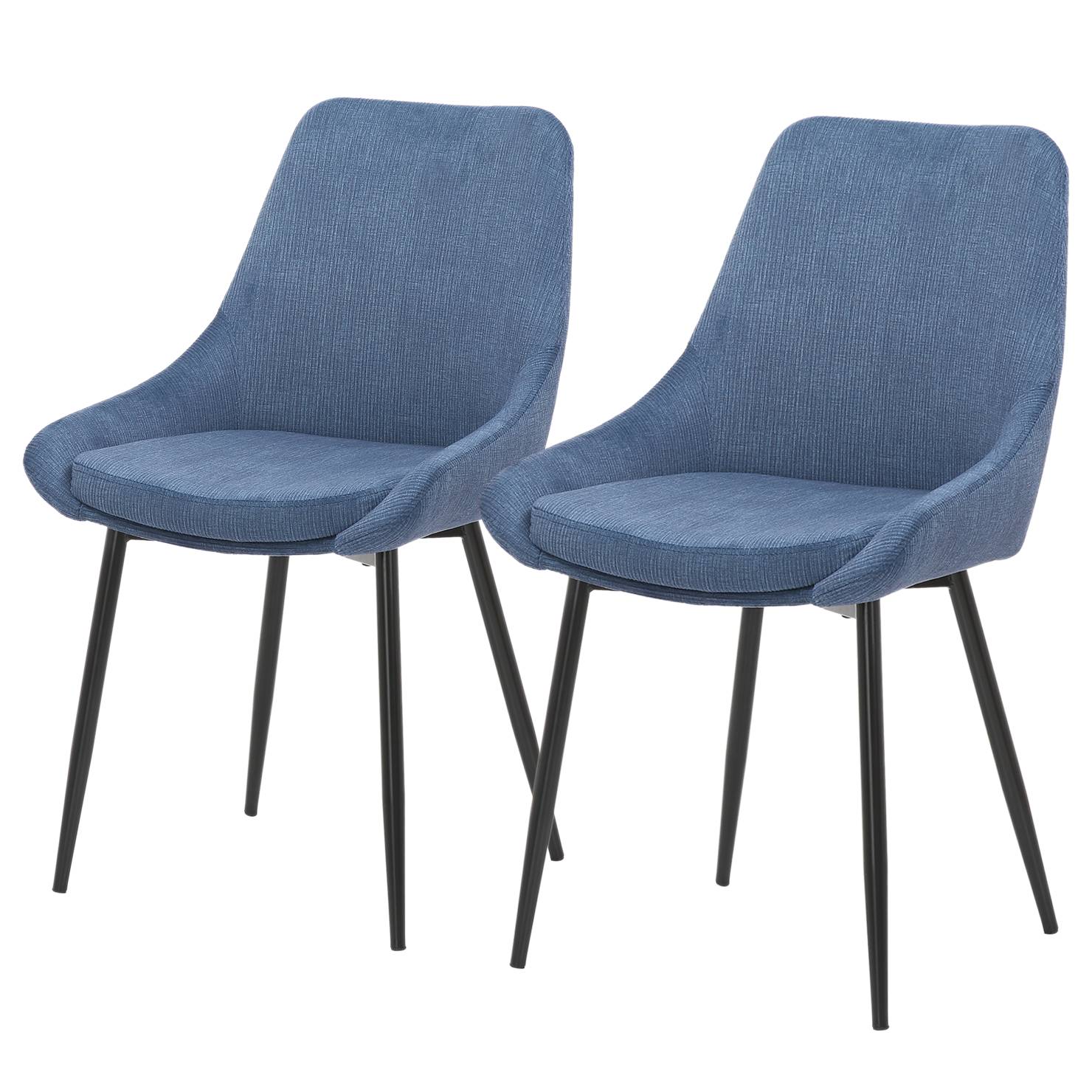 Chaises capitonnées Beebe (lot de 2)