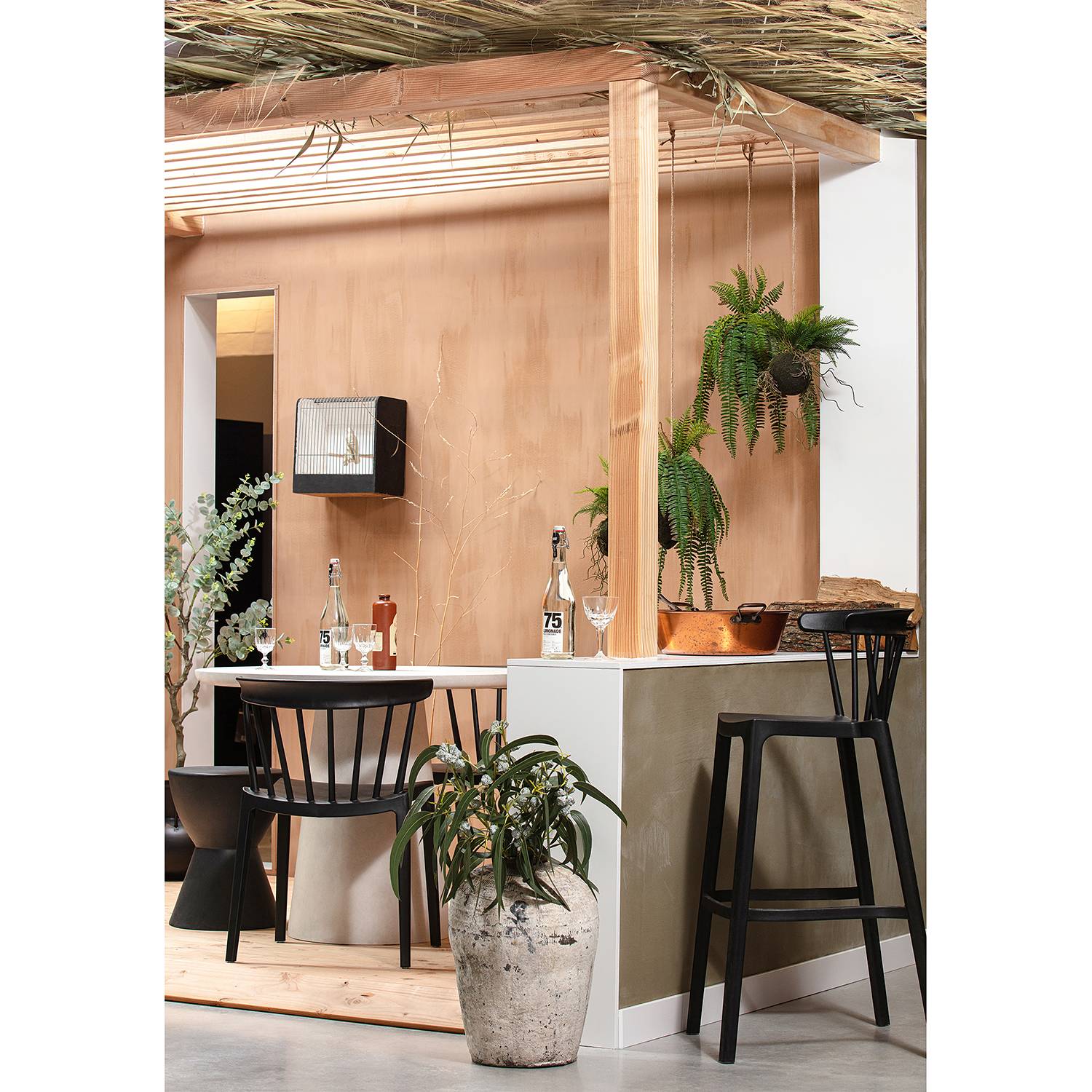 Chaises de bar Attara (lot de 2)