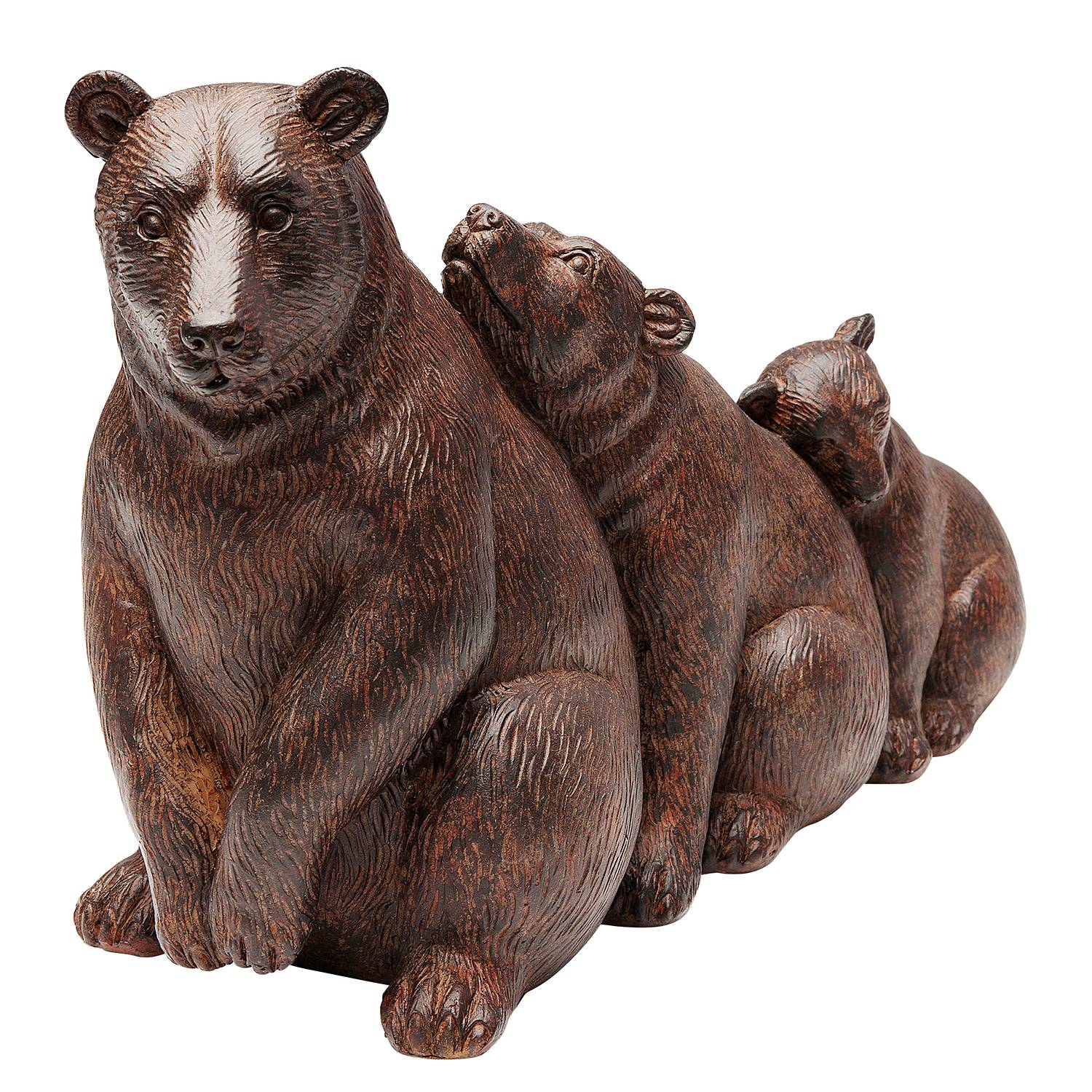 Image of Objet déco Relaxed Bear Family 000000001000277613