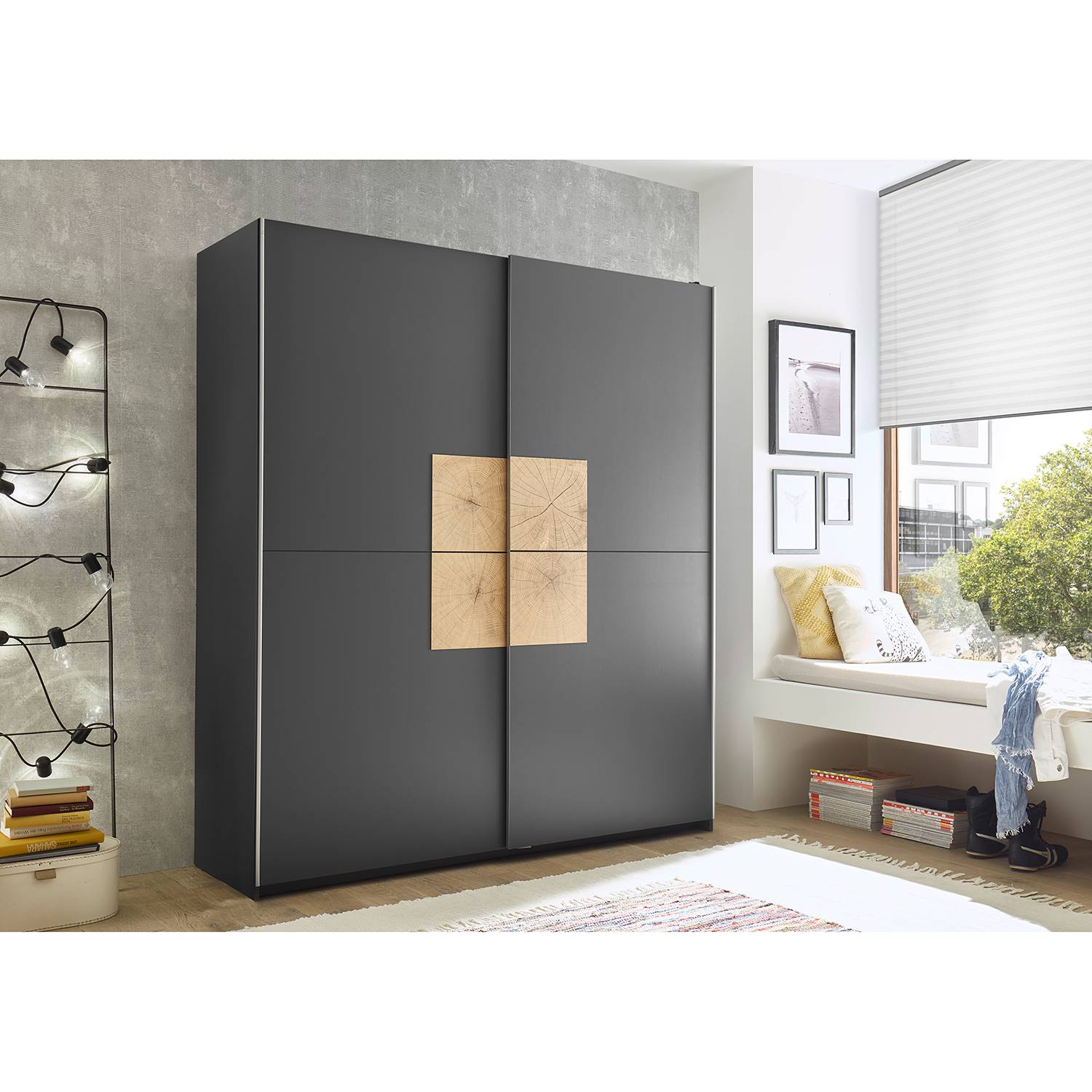 home24 Schwebetürenschrank Chipman