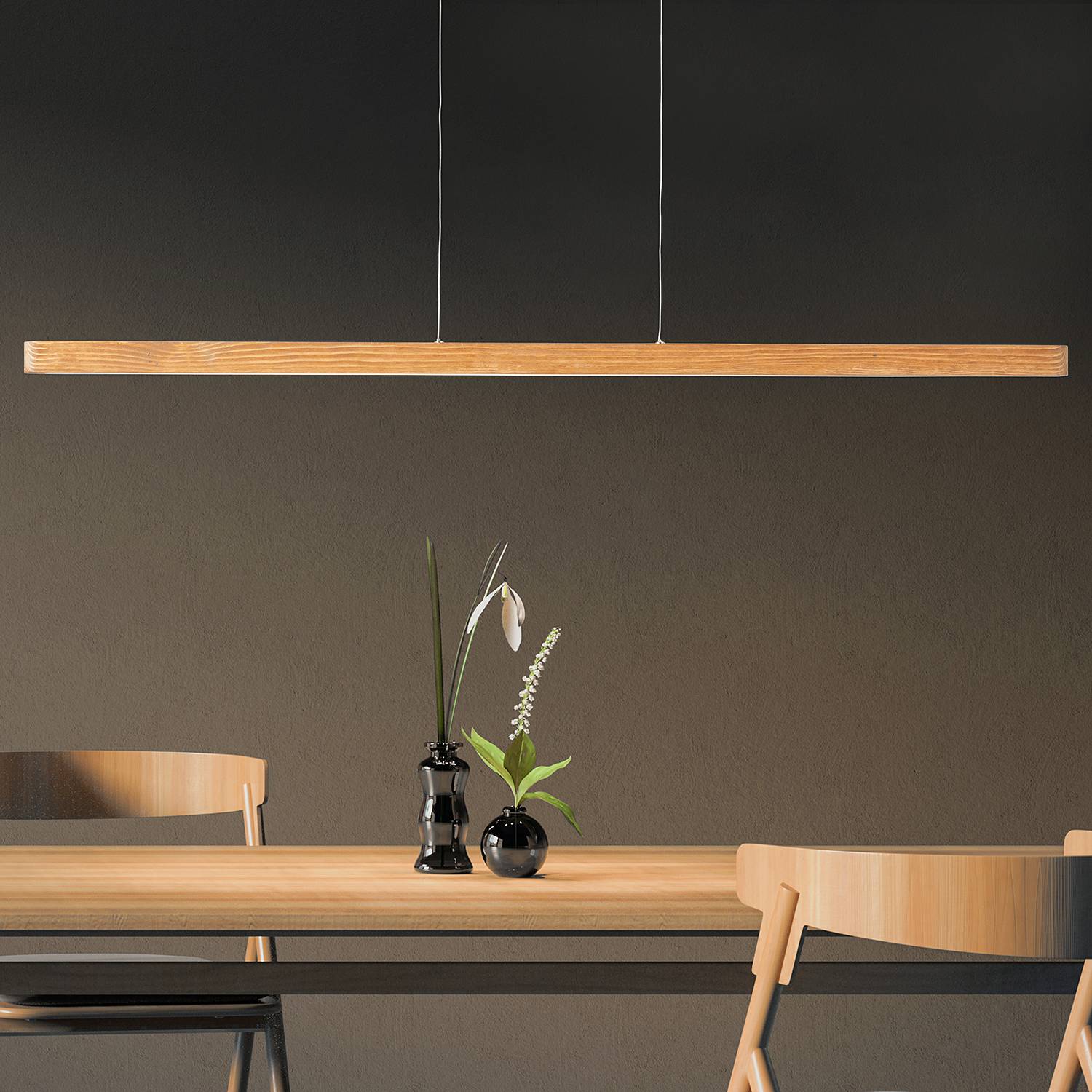 home24 LED-Pendelleuchte Ainara II