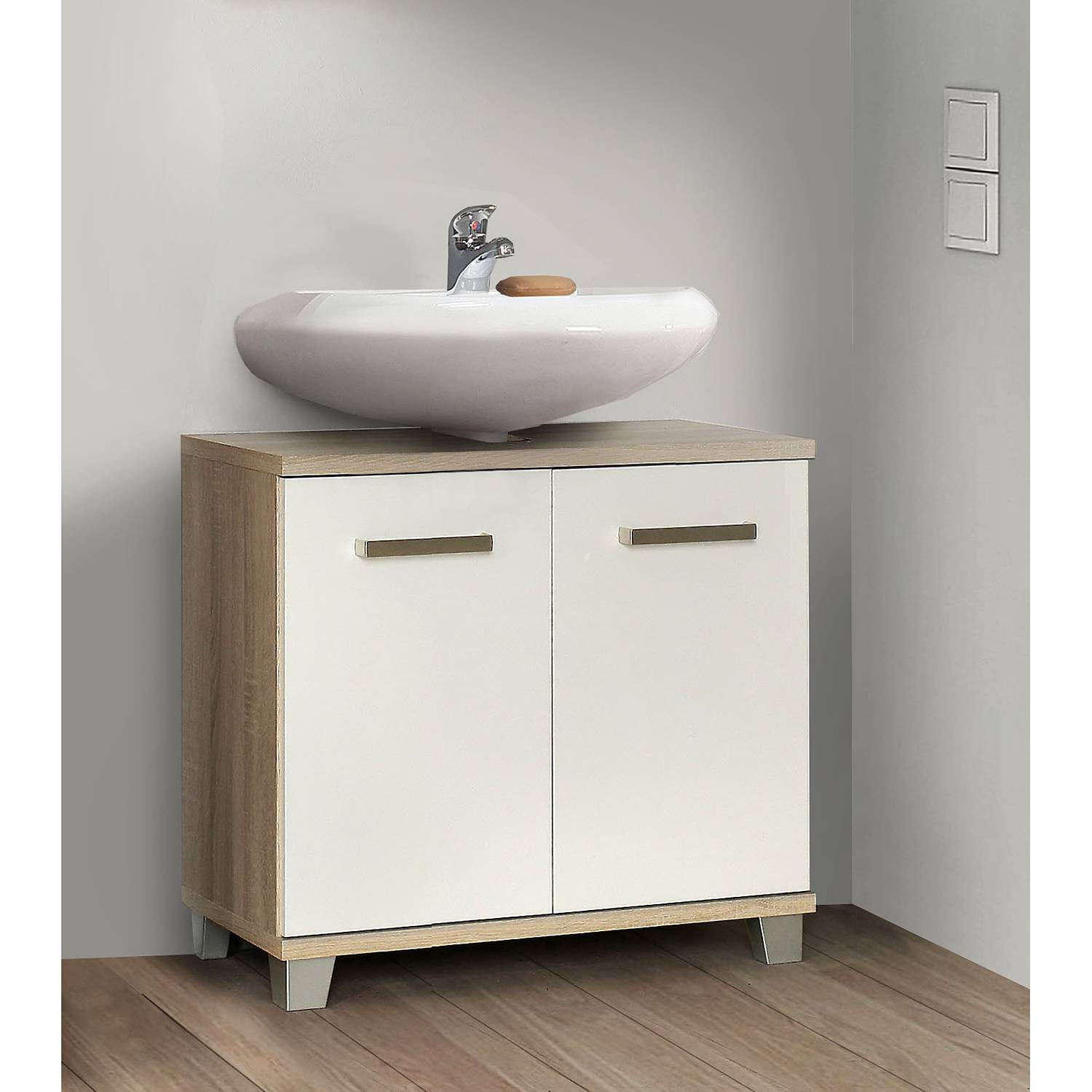 home24 Waschbeckenunterschrank Warka